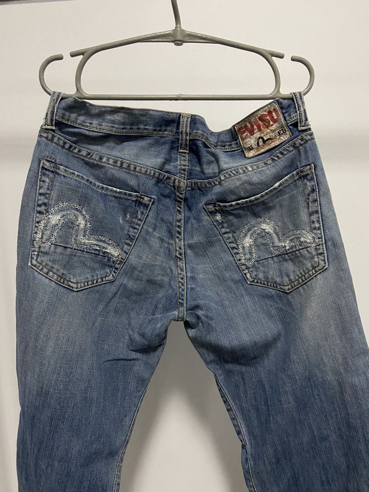 Evisu Evisu eu ed samurai seagull logo pocket jeans vintage Size US 34 / EU 50 - 2 Thumbnail