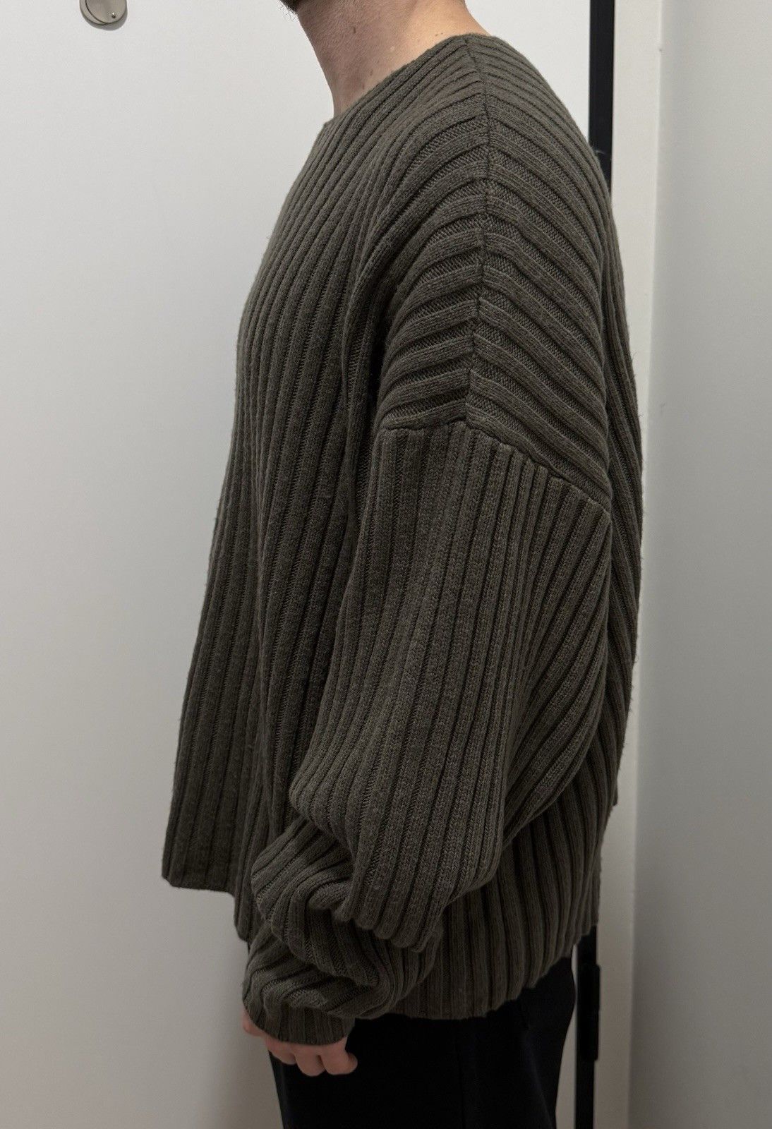 Fear of God Fear of God Essentials Ink Mens Sweater Oversized Ribbed Size US S / EU 44-46 / 1 - 7 Thumbnail