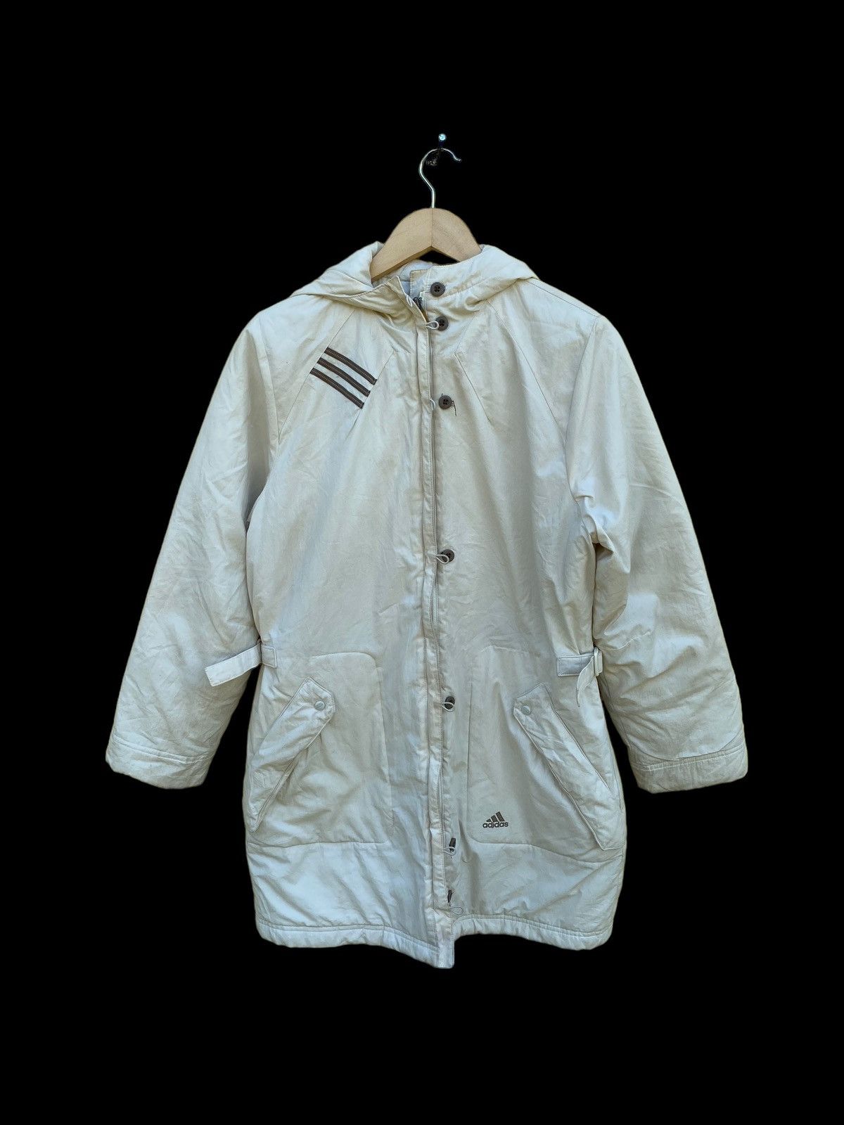 Adidas × Vintage Vintage Y2k Adidas long jacket hoodie Size M / US 6-8 / IT 42-44 - 2 Thumbnail