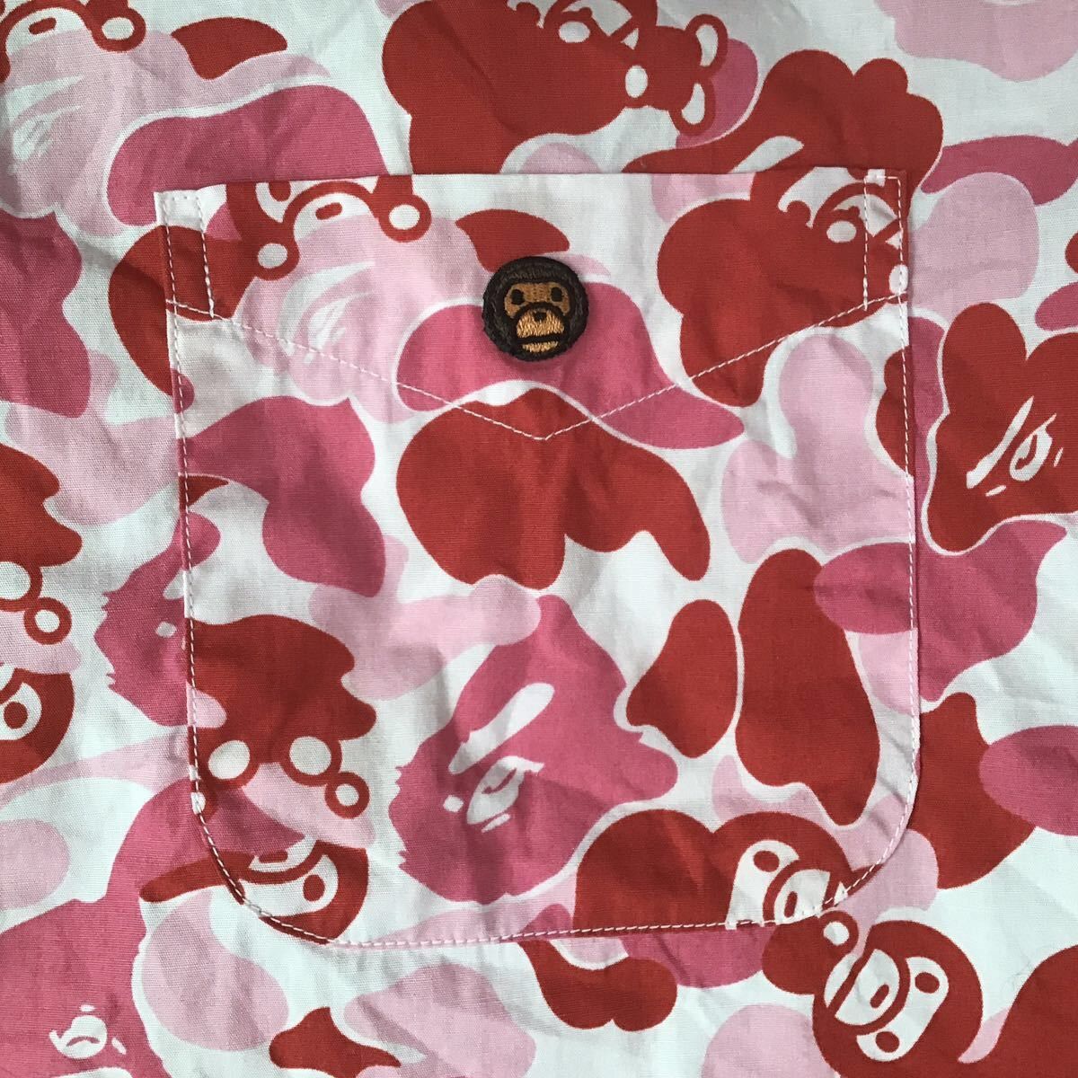 Bape × Nigo BAPE Milo ABC camo pink long sleeve shirt a bathing ape NIGO Size US M / EU 48-50 / 2 - 5 Thumbnail