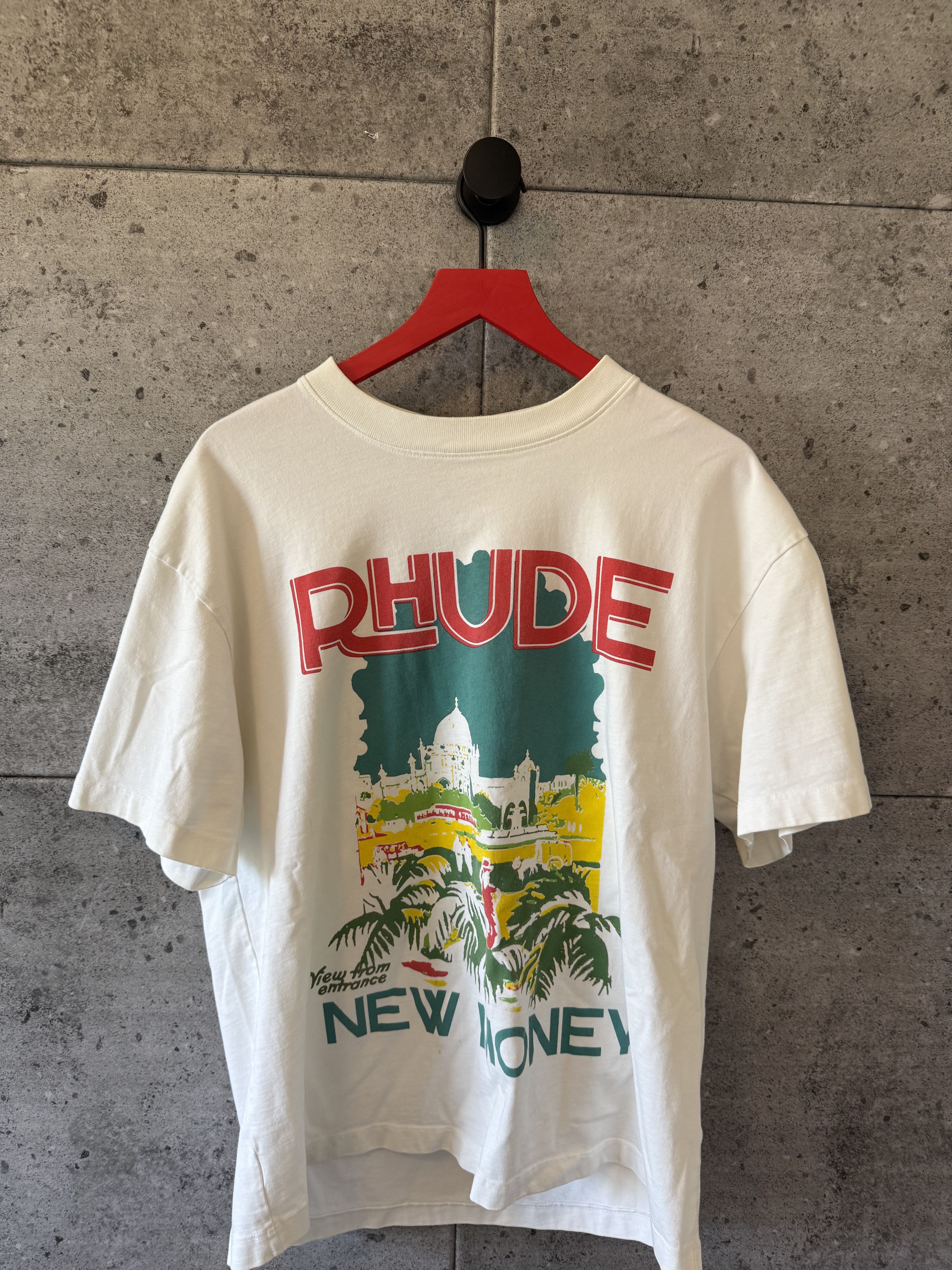 Rhude Rhude new money t shirt Size US S / EU 44-46 / 1 - 2 Thumbnail
