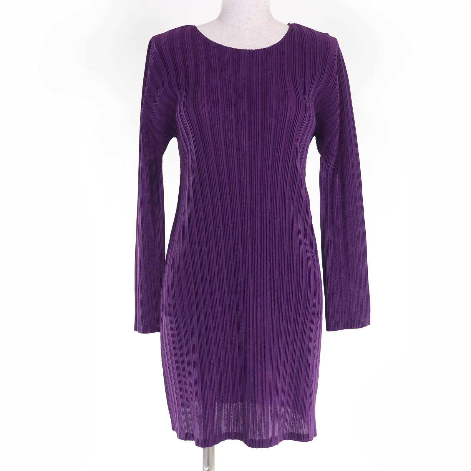Issey Miyake Issey Miyake PLEATS PLEASE Dress Polyester Dress Textile Dresses PP53-FT362 DUTY FREE for USA Size ONE SIZE - 1 Thumbnail