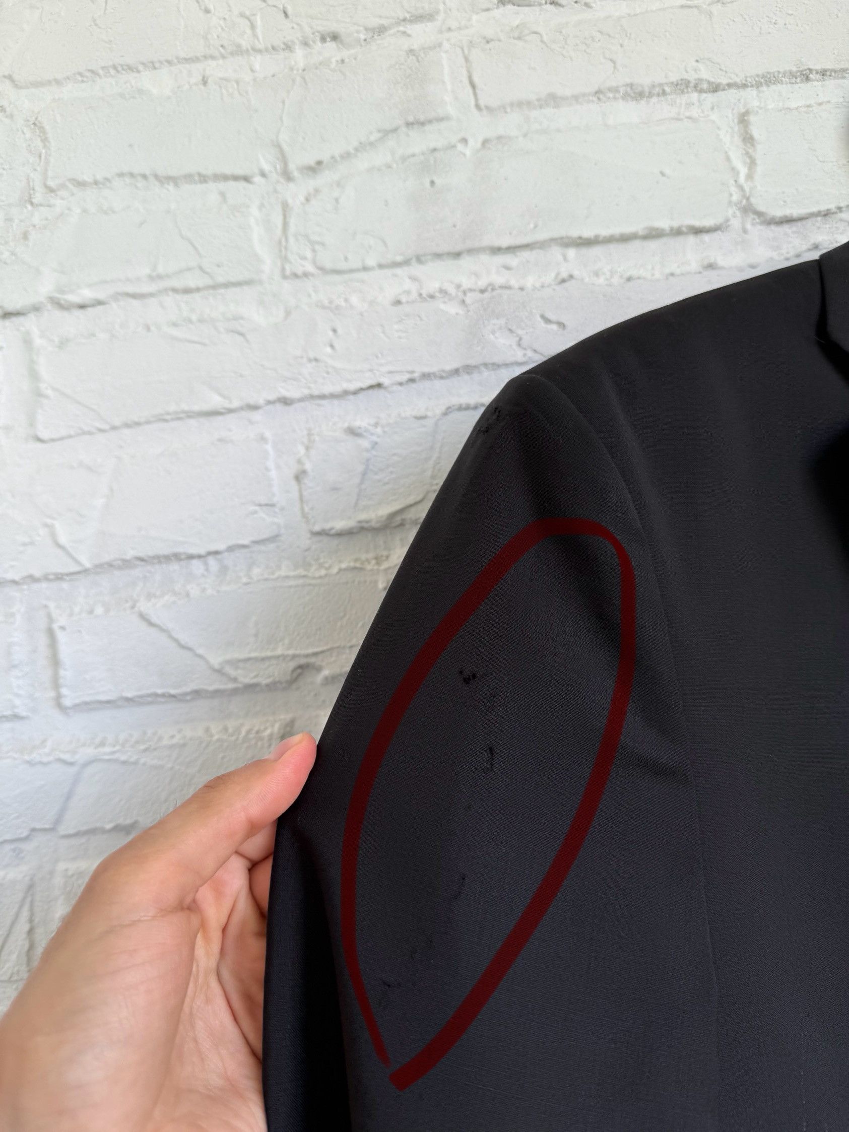 Versace Versace Wool Single-Breasted Blazer Size 48L - 7 Thumbnail