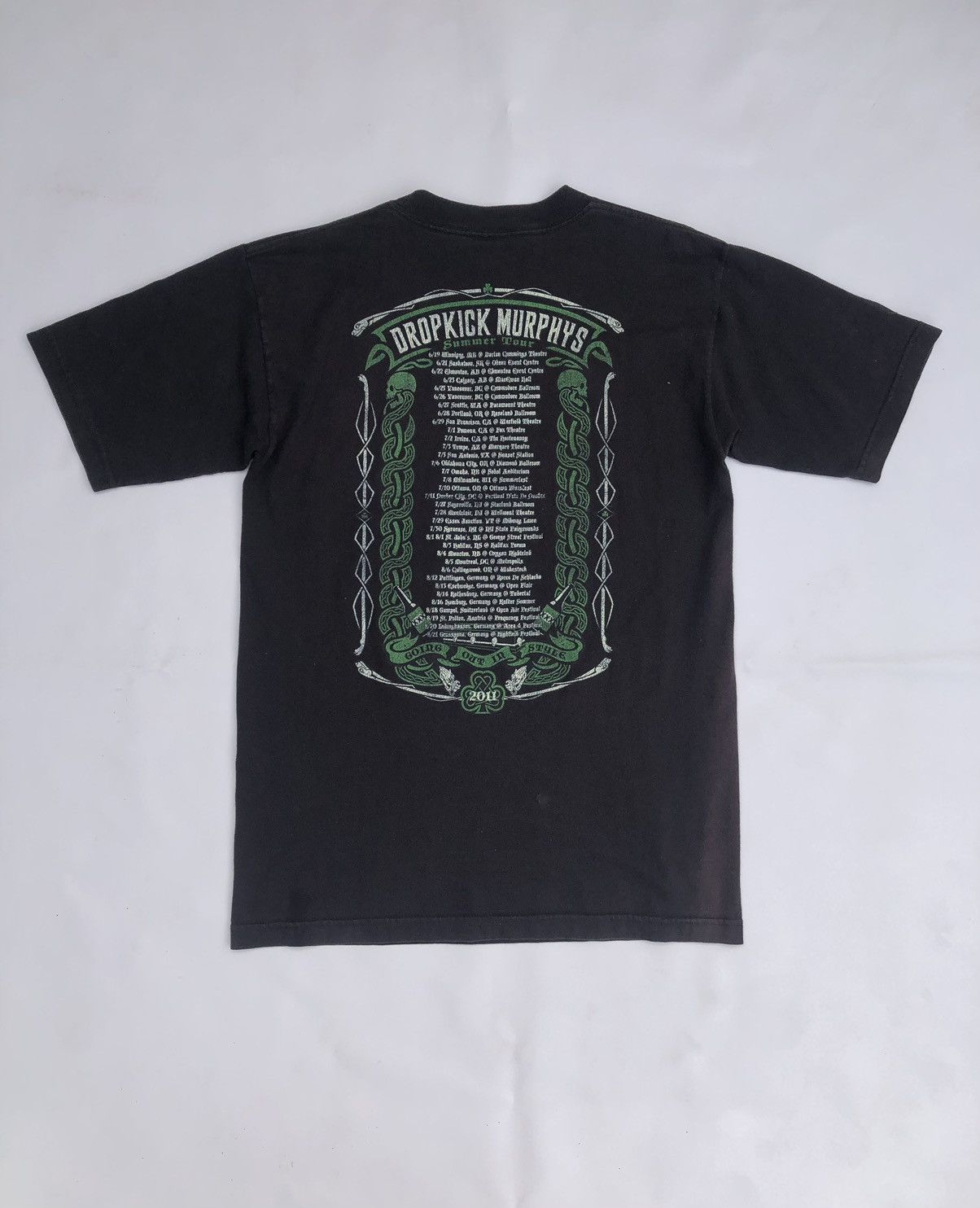 Band Tees Dropkick Murphys Summer Tour 2011 Tshirt Tee Size US M / EU 48-50 / 2 - 2 Thumbnail