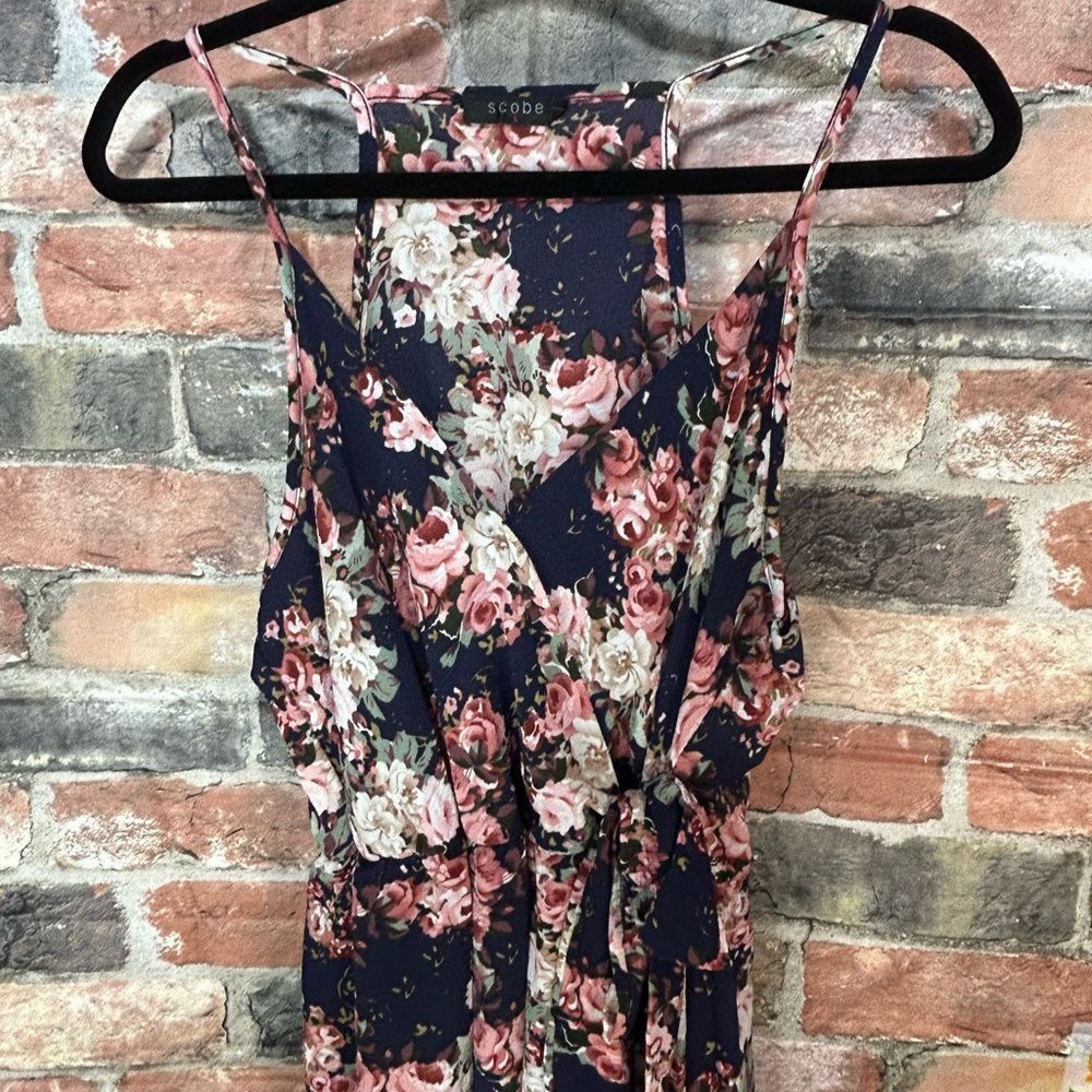 Other Scobe Floral Halter Maxi Dress Large Size L / US 10 / IT 46 - 3 Thumbnail