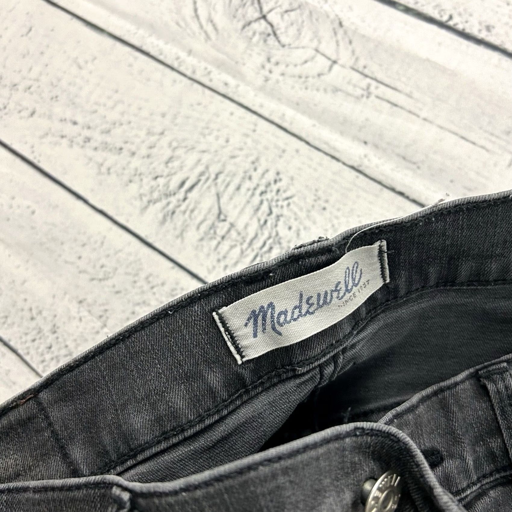 Madewell Madewell Jeans Gray Skinny Denim Women's 27 #1 High Riser? Size 27" / US 4 / IT 40 - 3 Thumbnail