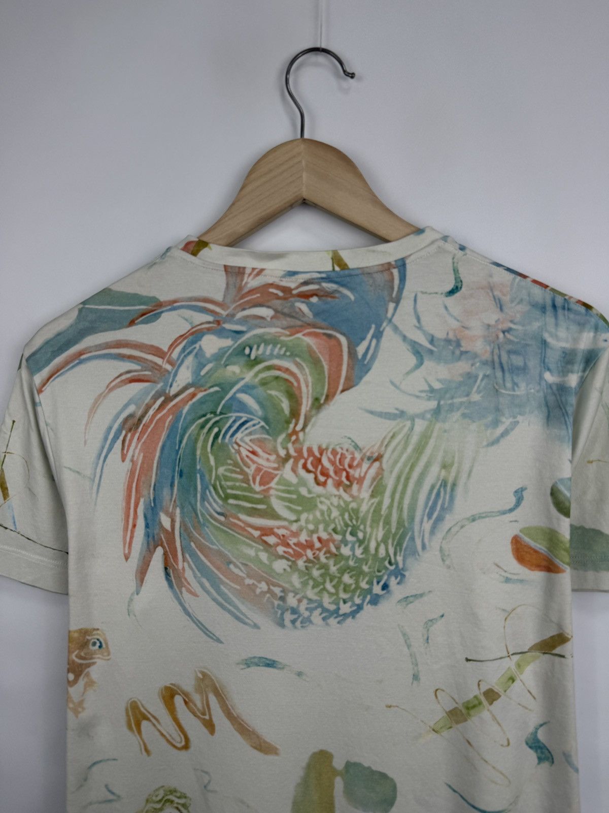 Salvatore Ferragamo 🇮🇹 Salvatore Ferragamo Luxury T-Shirt Made in Italy Abstract Size US S / EU 44-46 / 1 - 13 Thumbnail