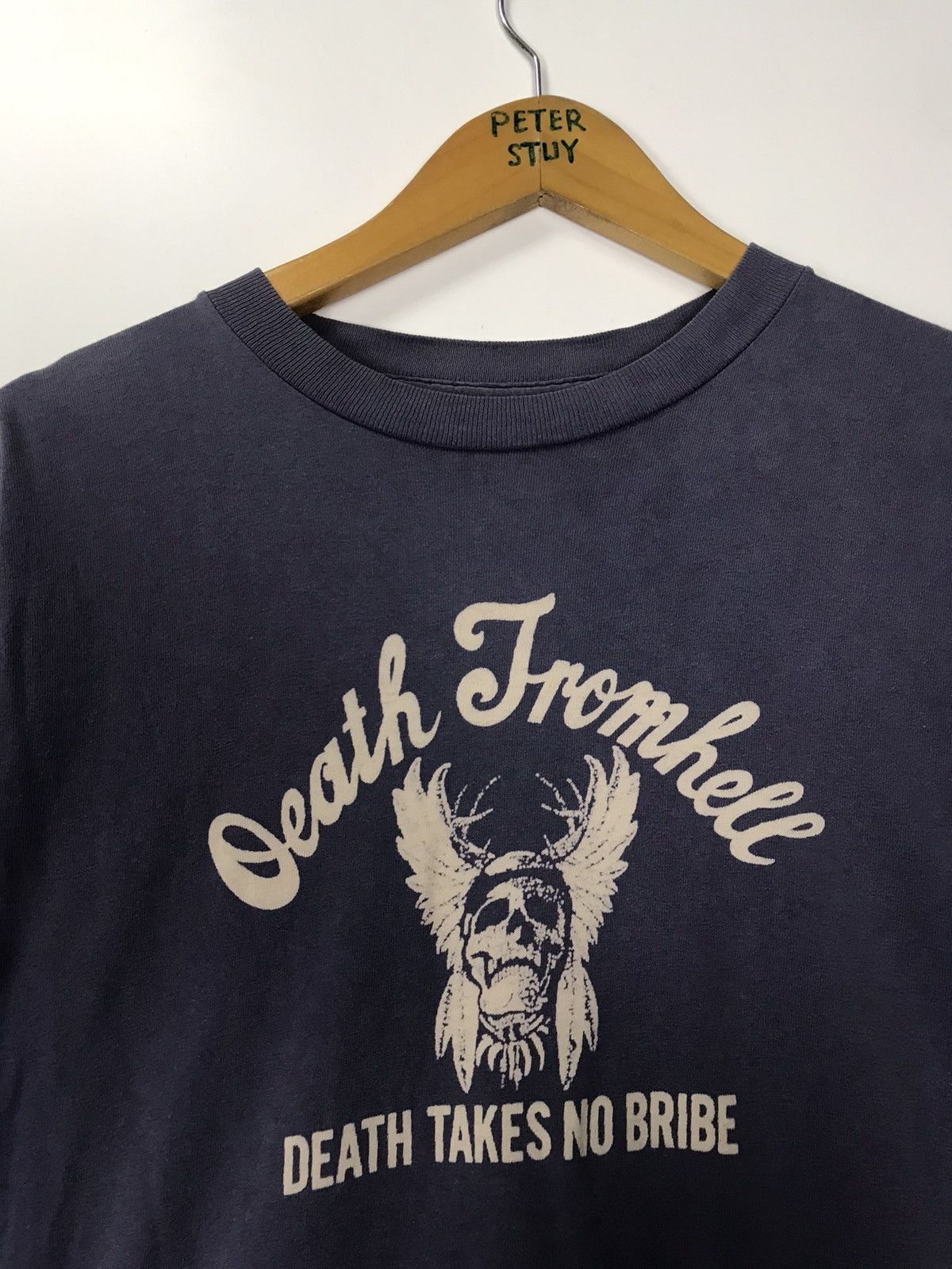 Tultex × Vintage Vintage Death from hell tee Size US L / EU 52-54 / 3 - 3 Thumbnail
