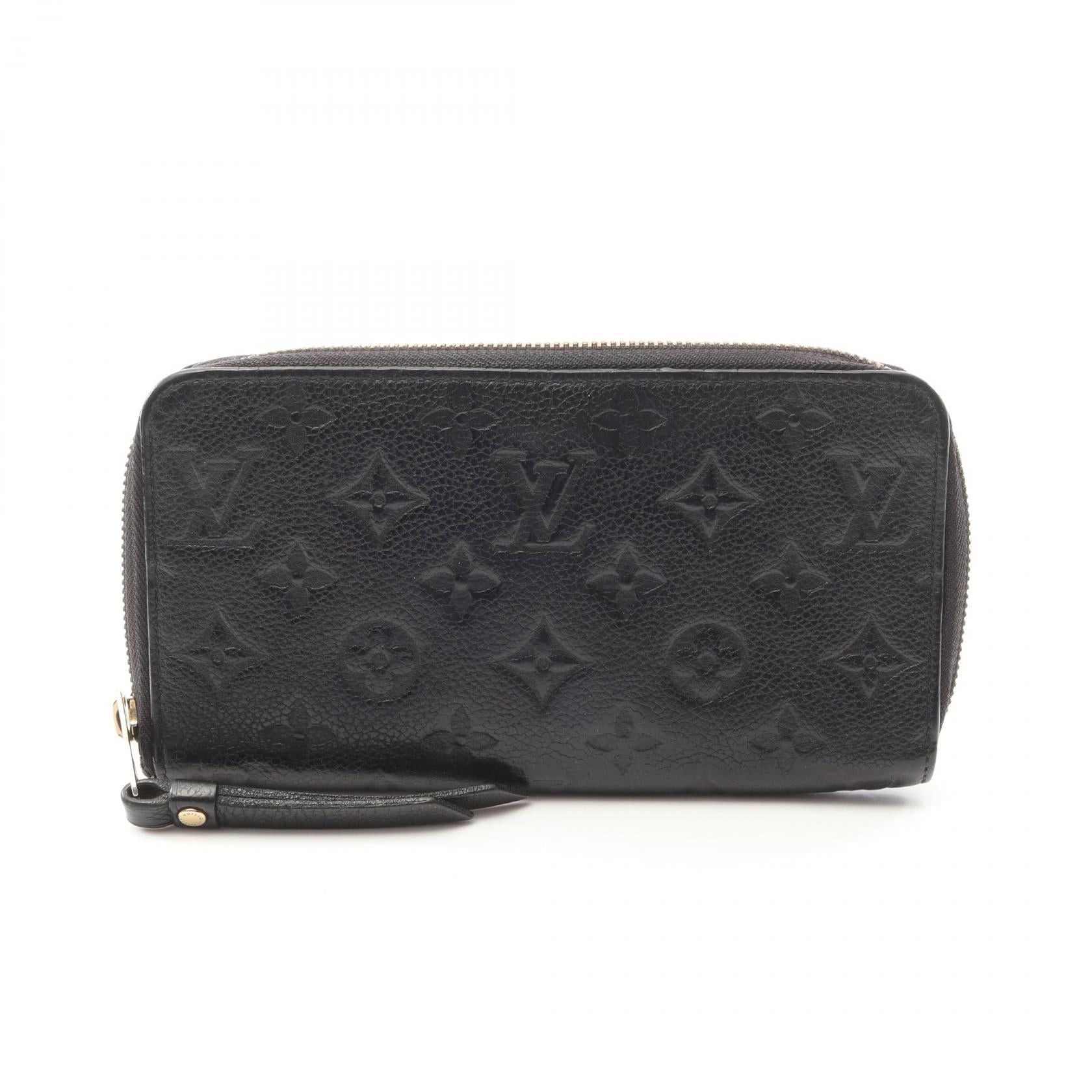 Louis Vuitton Louis Vuitton Portefeuil Skret Ron Monogram Empreinte Infini Round Zipper Long Wallet Leather Dark Navy Size ONE SIZE - 1 Thumbnail