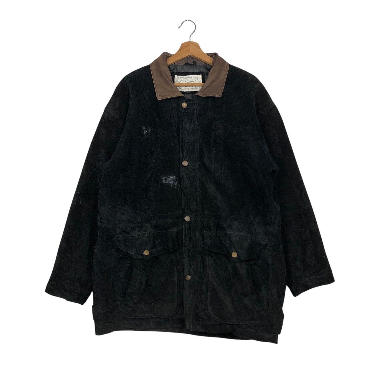 Issey Miyake 📌Vintage Genuine Pigskin Leather Jacket Cion Blanket Lining Size US M / EU 48-50 / 2 - 2 Thumbnail
