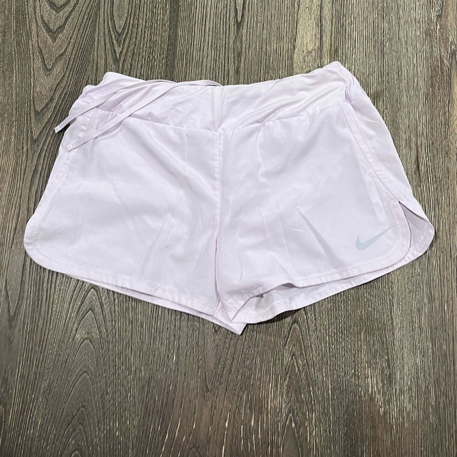 Nike Nike Dri-Fit Running Shorts Elastic Waist Zip Pocket Pink M Size 28" / US 6 / IT 42 - 1 Thumbnail