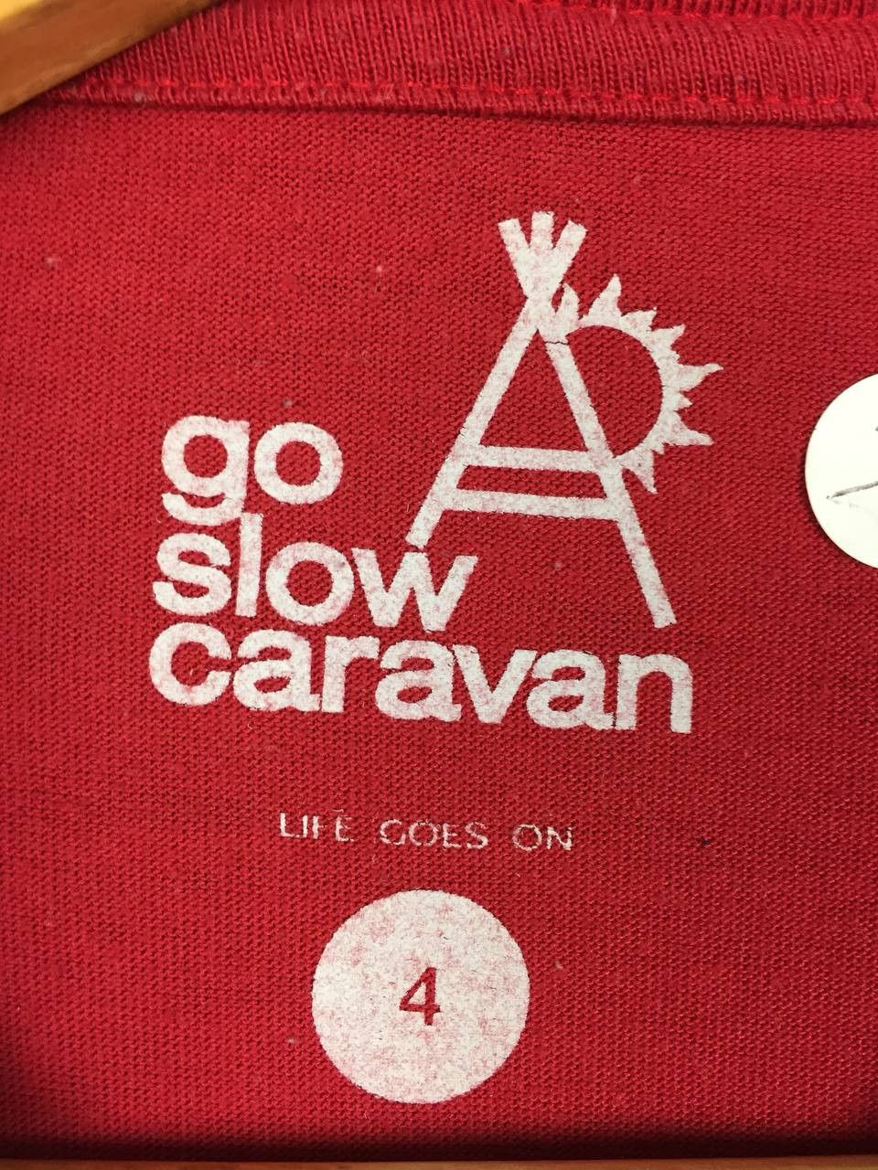 go slow caravan Go Slow Caravan Japanese Outdoor Brand Color Block Tee Size US L / EU 52-54 / 3 - 9 Thumbnail