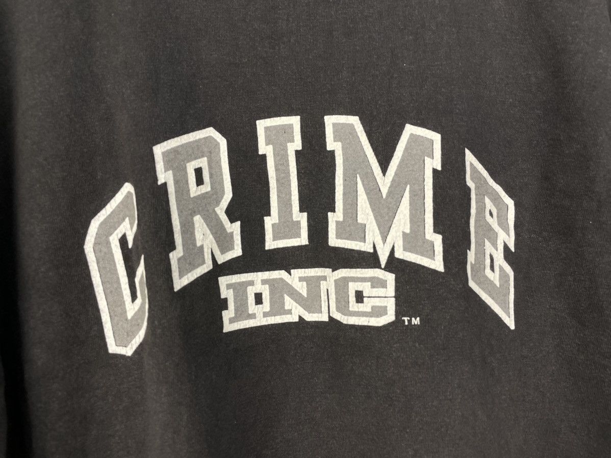Vintage Vintage 90s Crime Inc. skateboard gangster t shirt Size US L / EU 52-54 / 3 - 4 Thumbnail