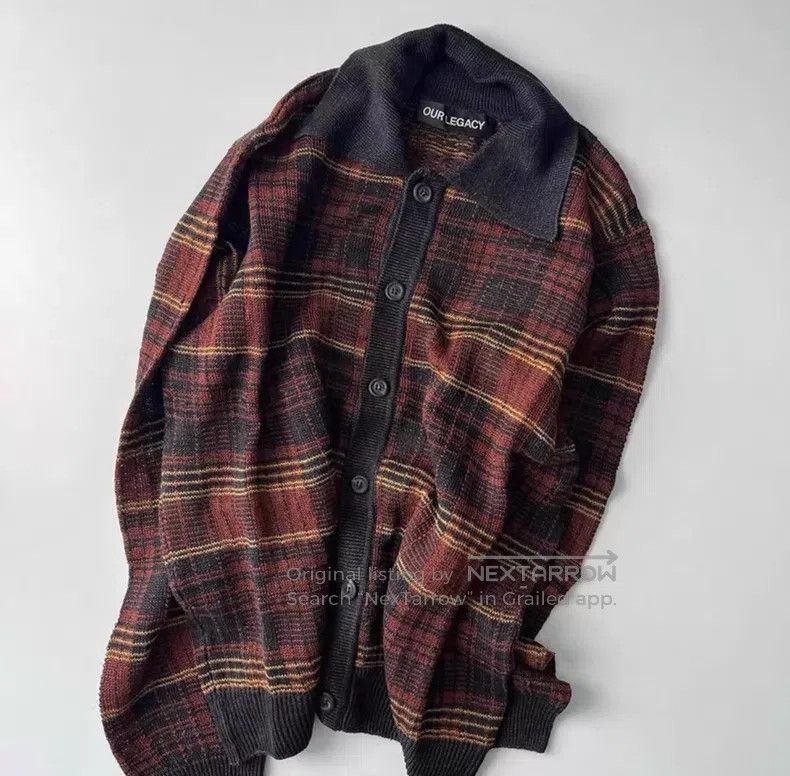 Our Legacy Our Legacy Point Collar Plaid Single Breasted Long Sleeve Size US S / EU 44-46 / 1 - 1 Thumbnail