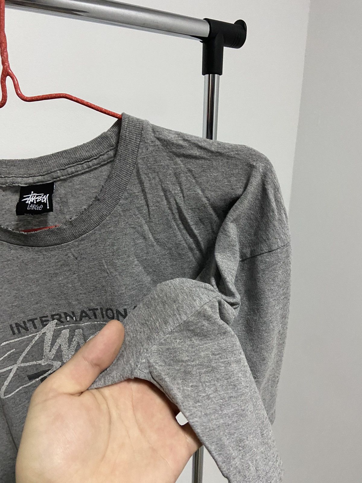 Stussy × Vintage Stussy Tribe T-shirt Vintage big Logo sk8 Size US L / EU 52-54 / 3 - 8 Thumbnail