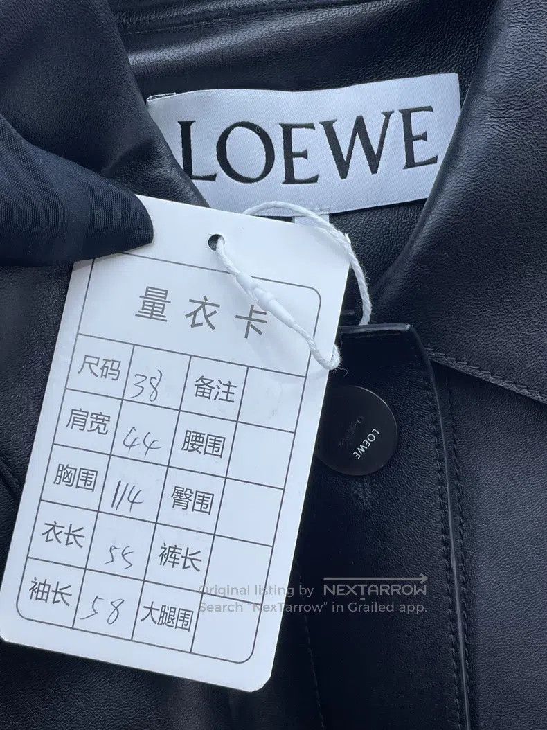 Loewe Loewe Classic Black Leather Jacket Size XS / US 0-2 / IT 36-38 - 7 Thumbnail