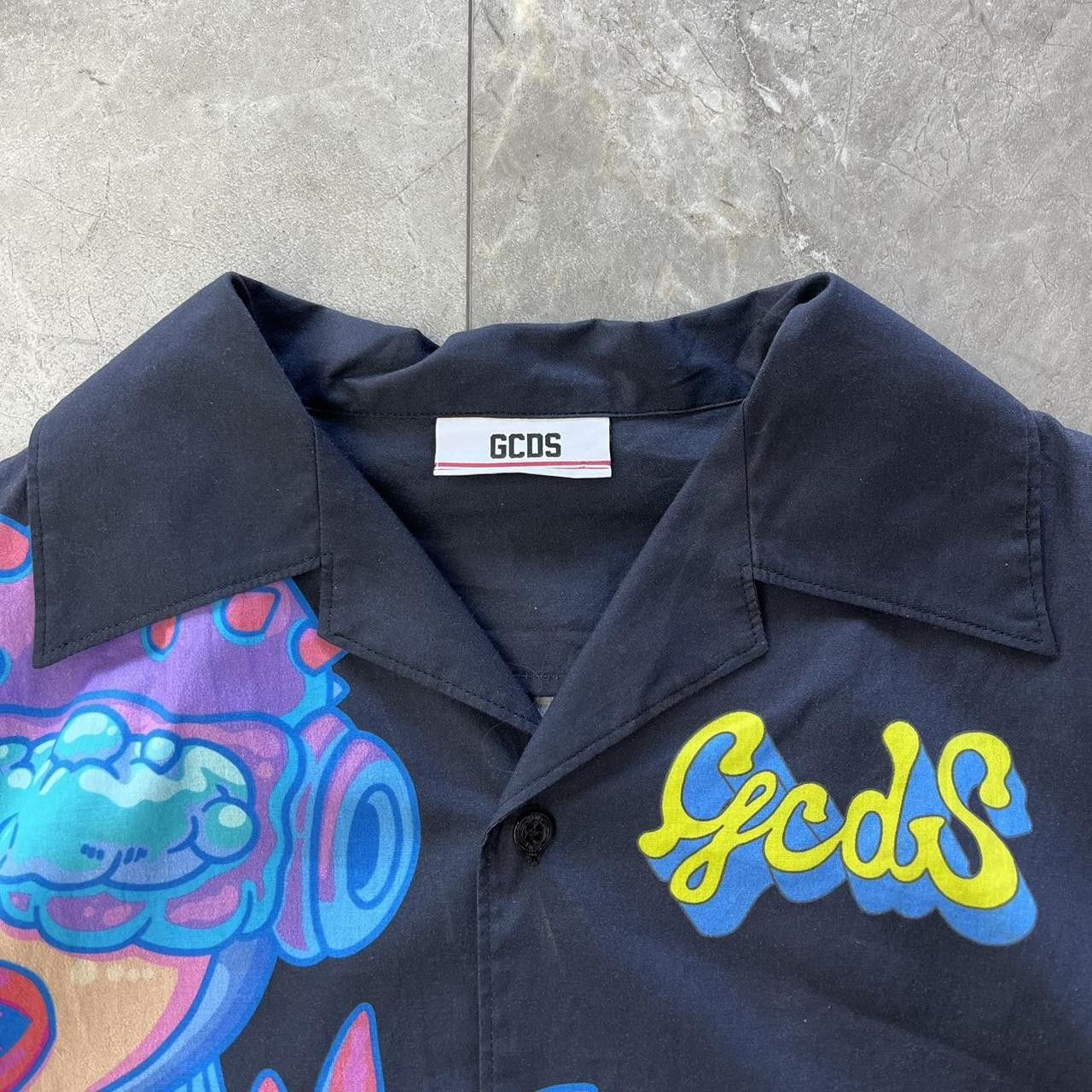 GCDS GCDS X Adult Swim Rick and Morty Bowling Shirt Size US S / EU 44-46 / 1 - 2 Thumbnail