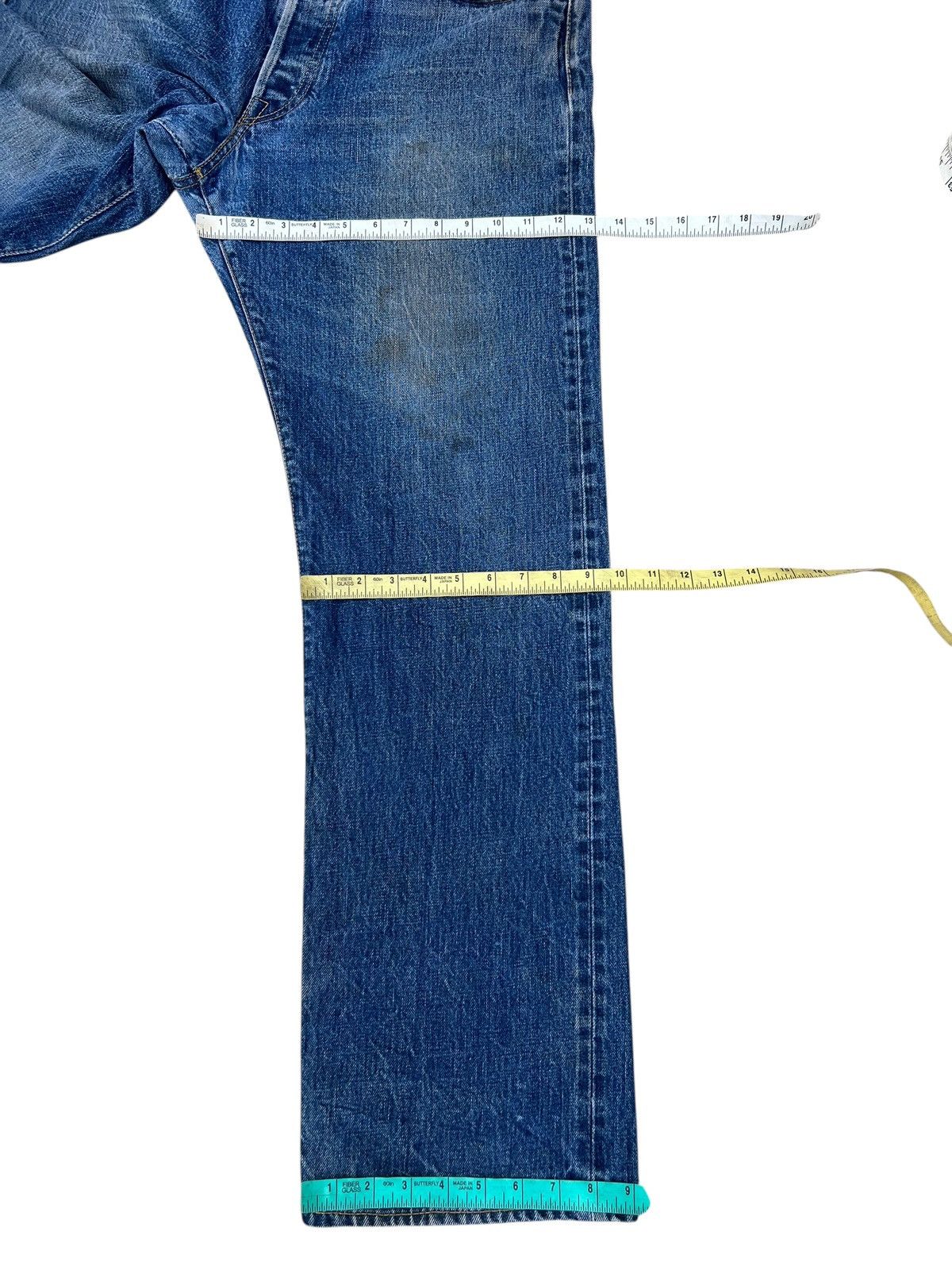 Ralph Lauren Vintage RRL Hidden Rivets Dirty Mud Denim Selvedge Jeans Size US 36 / EU 52 - 5 Thumbnail