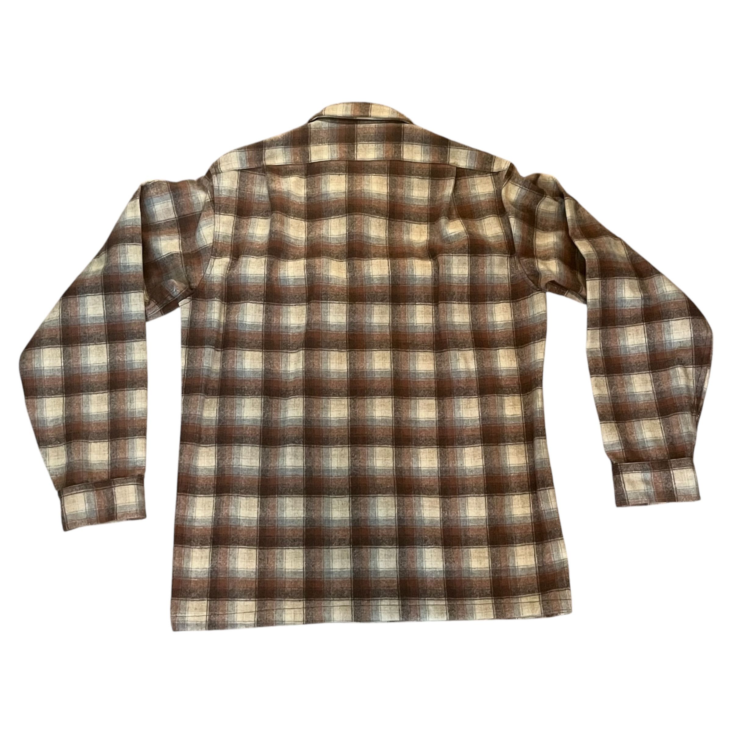 Pendleton × Vintage VINTAGE Wool Flannel 60s/70s Size L / US 10 / IT 46 - 5 Thumbnail
