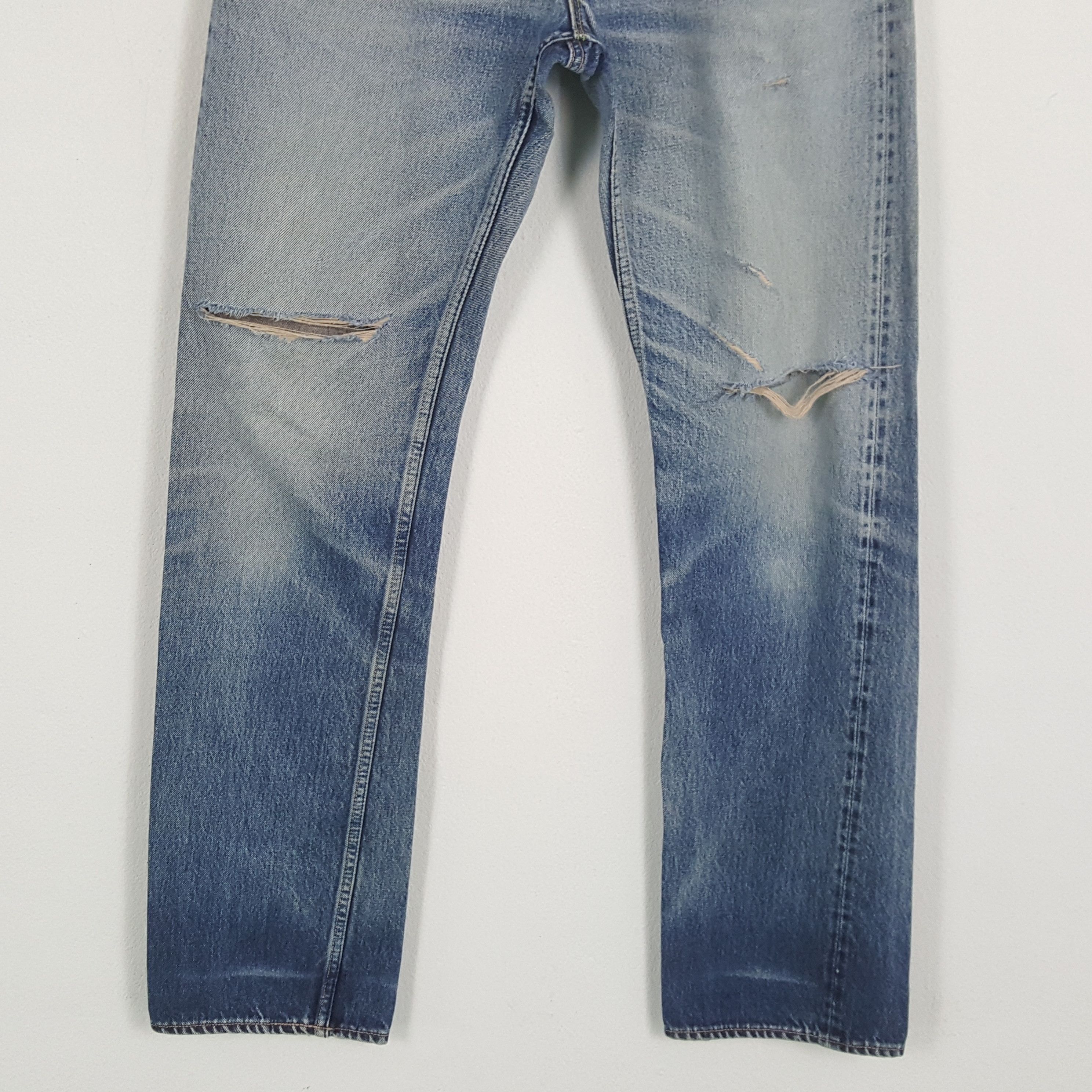 Japanese Brand × Vintage Vintage MRAMCHM Japanese Brand Distressed Jeans Size US 32 / EU 48 - 3 Thumbnail
