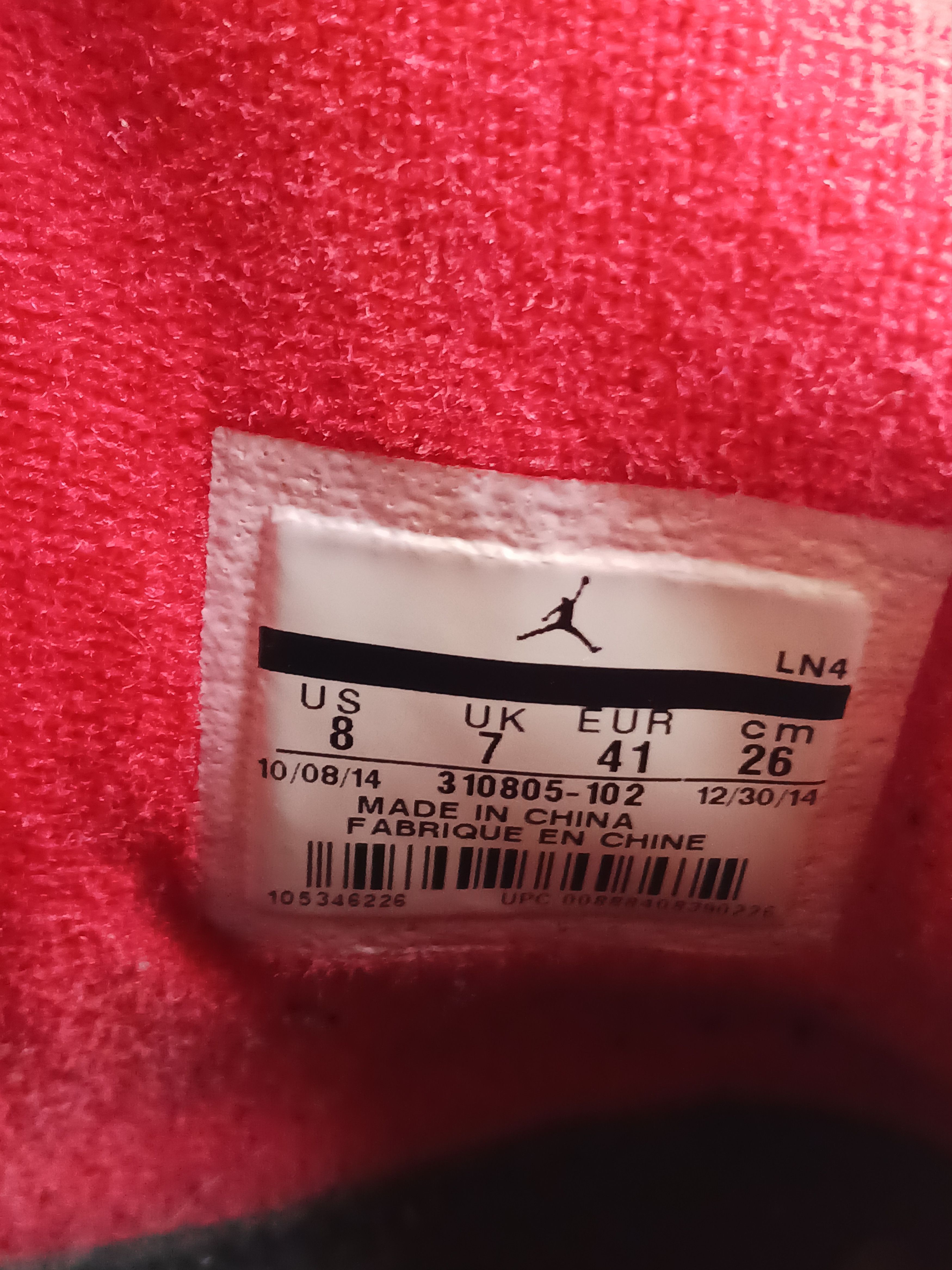 Nike Air Jordan 10 Retro Double Nickel 2015 No Box Size US 8 / EU 41 - 9 Thumbnail