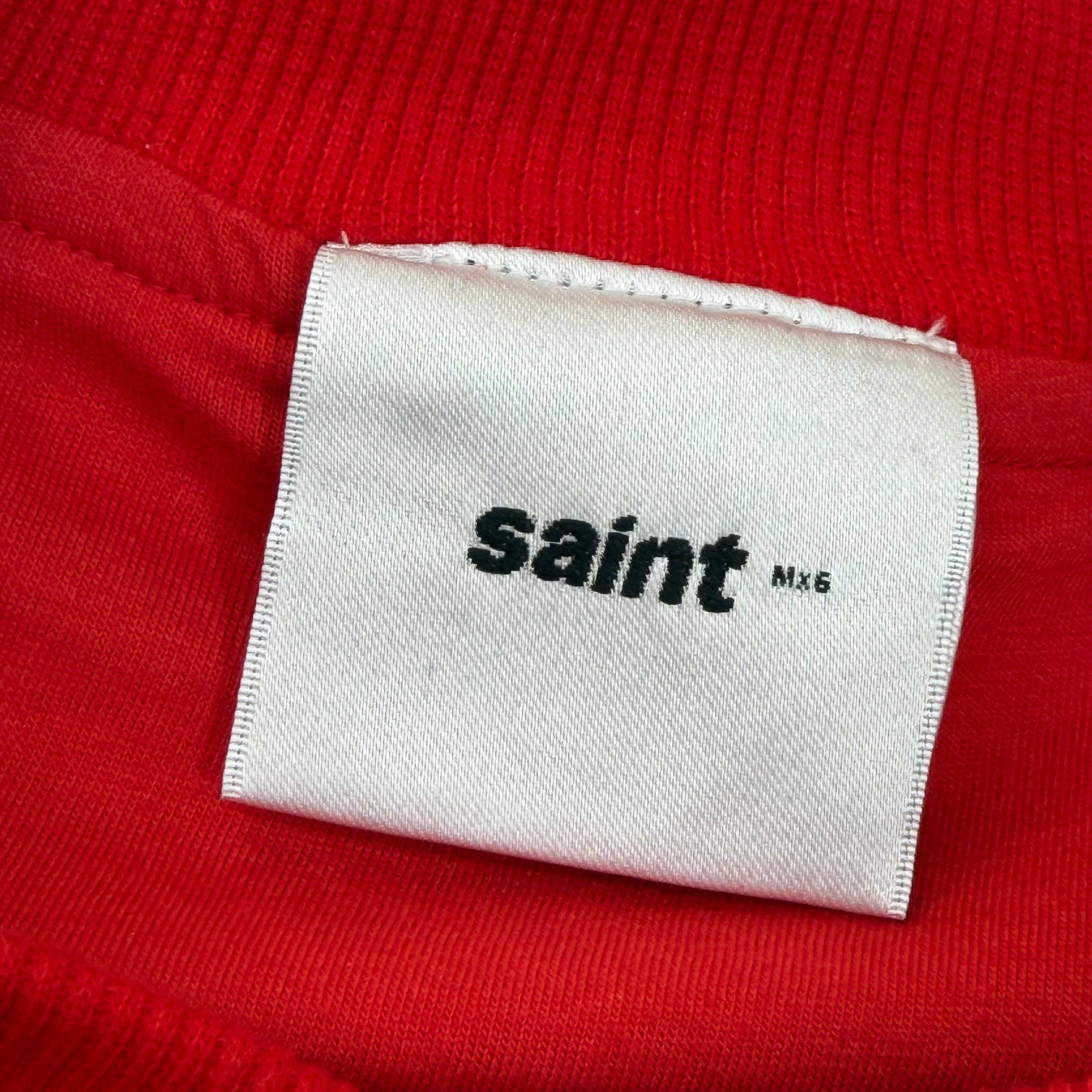 Saint Michael Saint Michael Bjork Red Nylon Pullover XL Size US XL / EU 56 / 4 - 4 Thumbnail