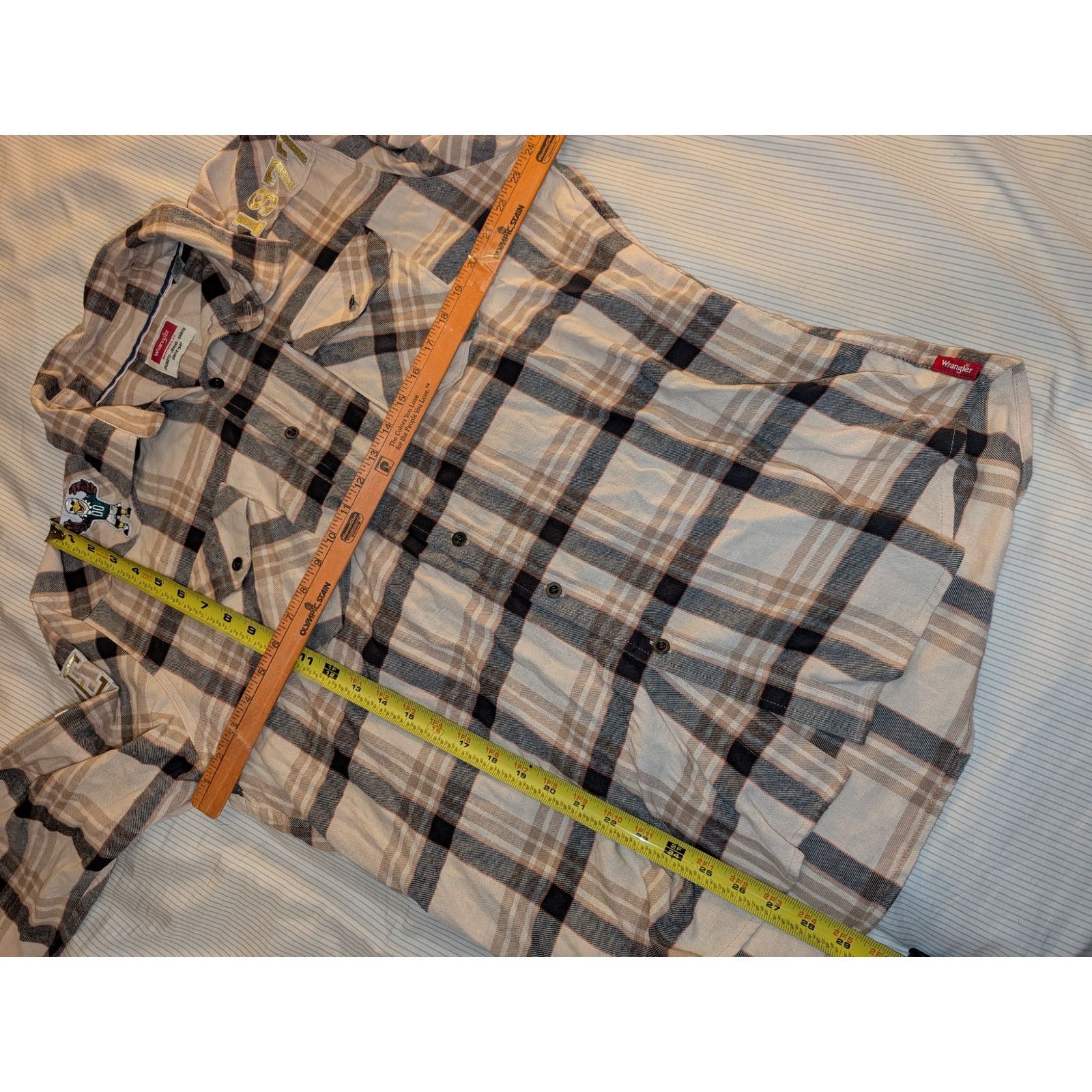 Wrangler Wrangler Jeans 1977 Philadelphia Eagle Flannel Shirt size XL Size US XL / EU 56 / 4 - 5 Thumbnail