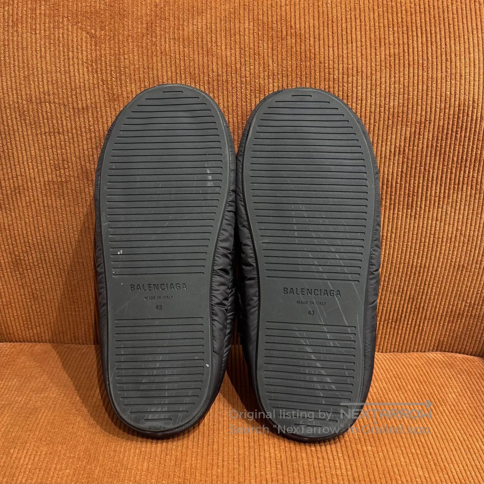 Balenciaga Balenciaga 25SS Alaska Wool Logo Slippers Men. Size US 10 / EU 43 - 3 Thumbnail