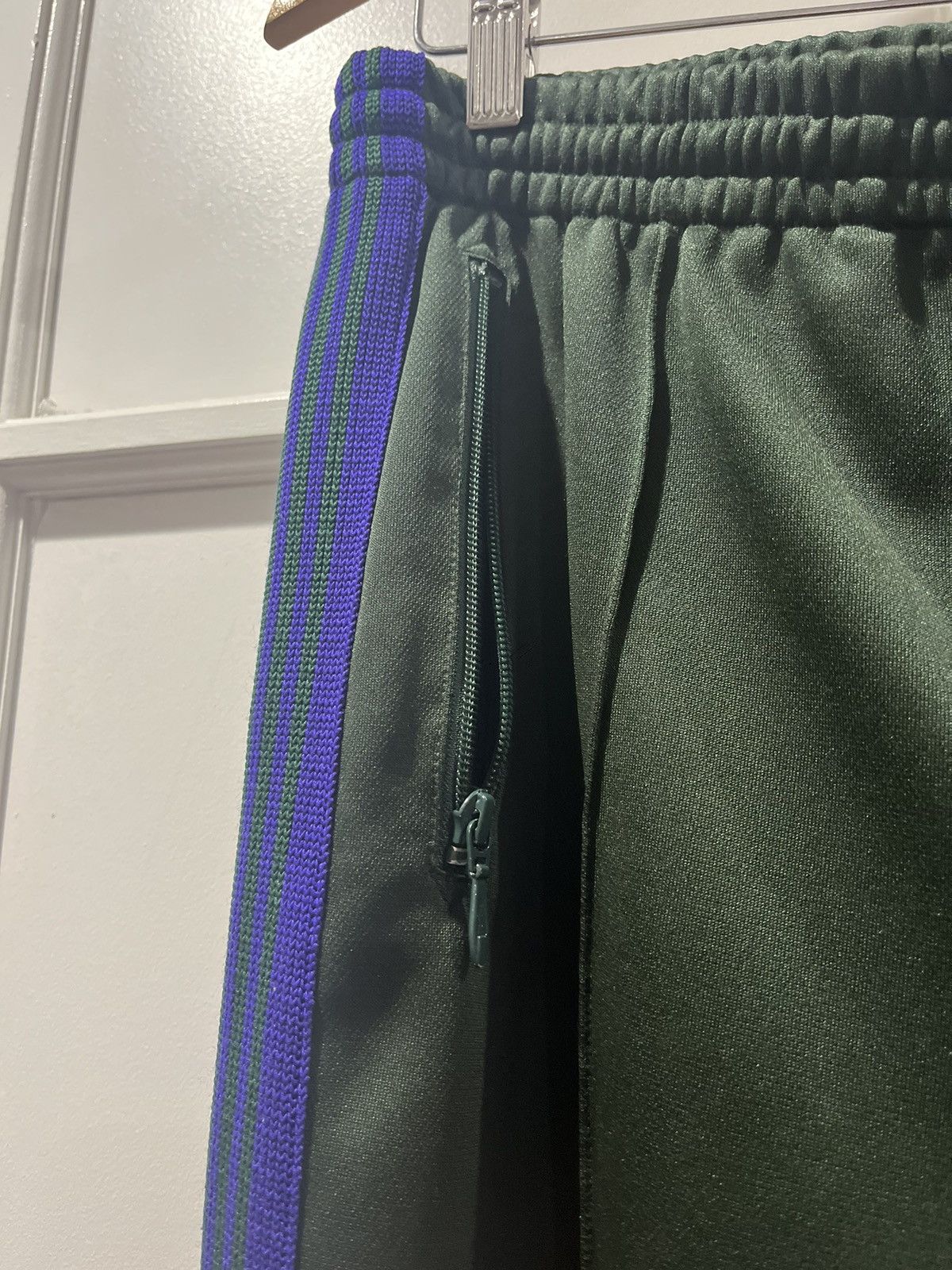 Needles Needles Emerald & Purple Butterfly Track Pants Size US 36 / EU 52 - 3 Thumbnail