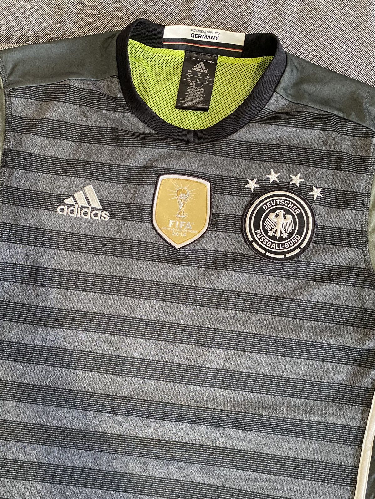 Adidas GERMANY FOOTBALL SHIRT SOCCER JERSEY FIFA 2014 ADIDAS AA0110 Size US M / EU 48-50 / 2 - 3 Thumbnail