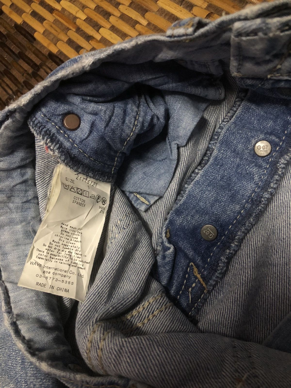 Designer × Japanese Brand GOA NIMES SELVEDGE JEANS Size 27" / US 4 / IT 40 - 15 Thumbnail