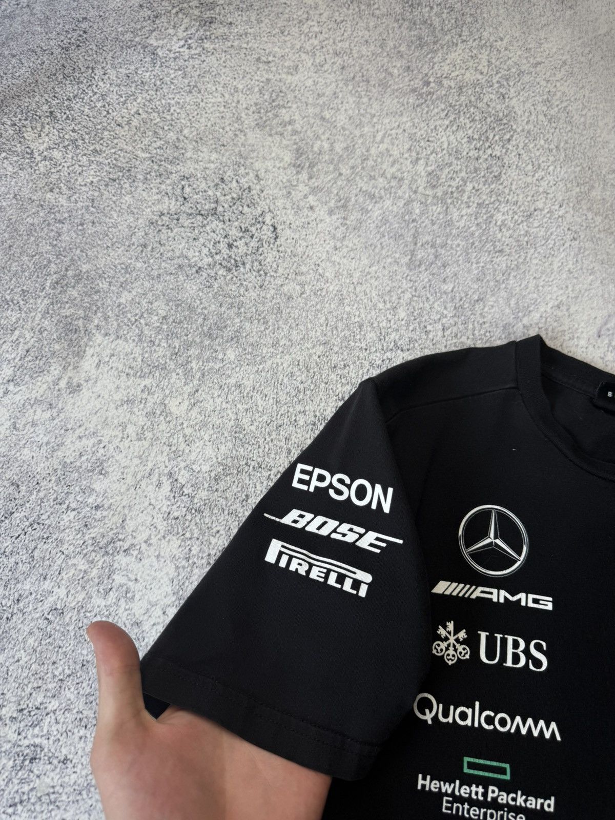 Mercedes-Benz Men's Mercedes Benz Petronas Hugo Boss Black Racing T-Shirt Size US S / EU 44-46 / 1 - 10 Thumbnail