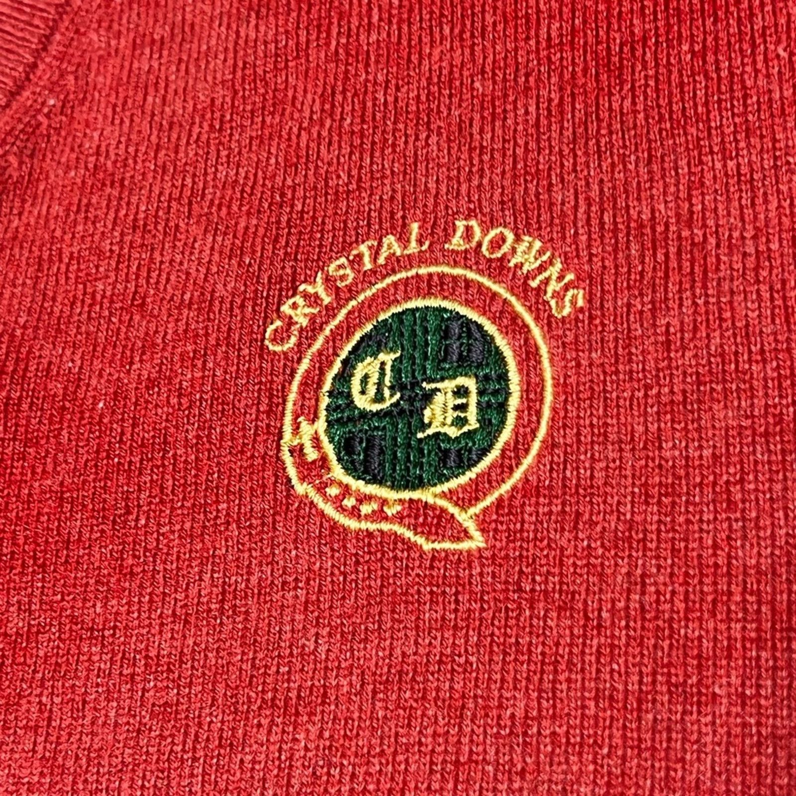 Peter Millar Peter Millar Mens 100% Cashmere V Neck Sweater CRYSTAL DOWNS Size US L / EU 52-54 / 3 - 4 Thumbnail