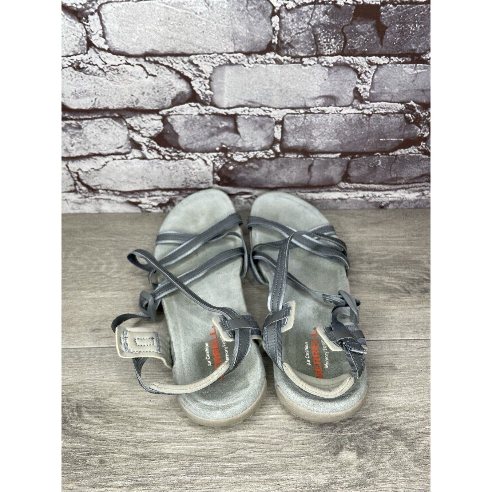 Merrell Merrell Terran Ivy Lattice J94990 Monument Gray Strappy Sand Size US 10 / IT 40 - 5 Thumbnail