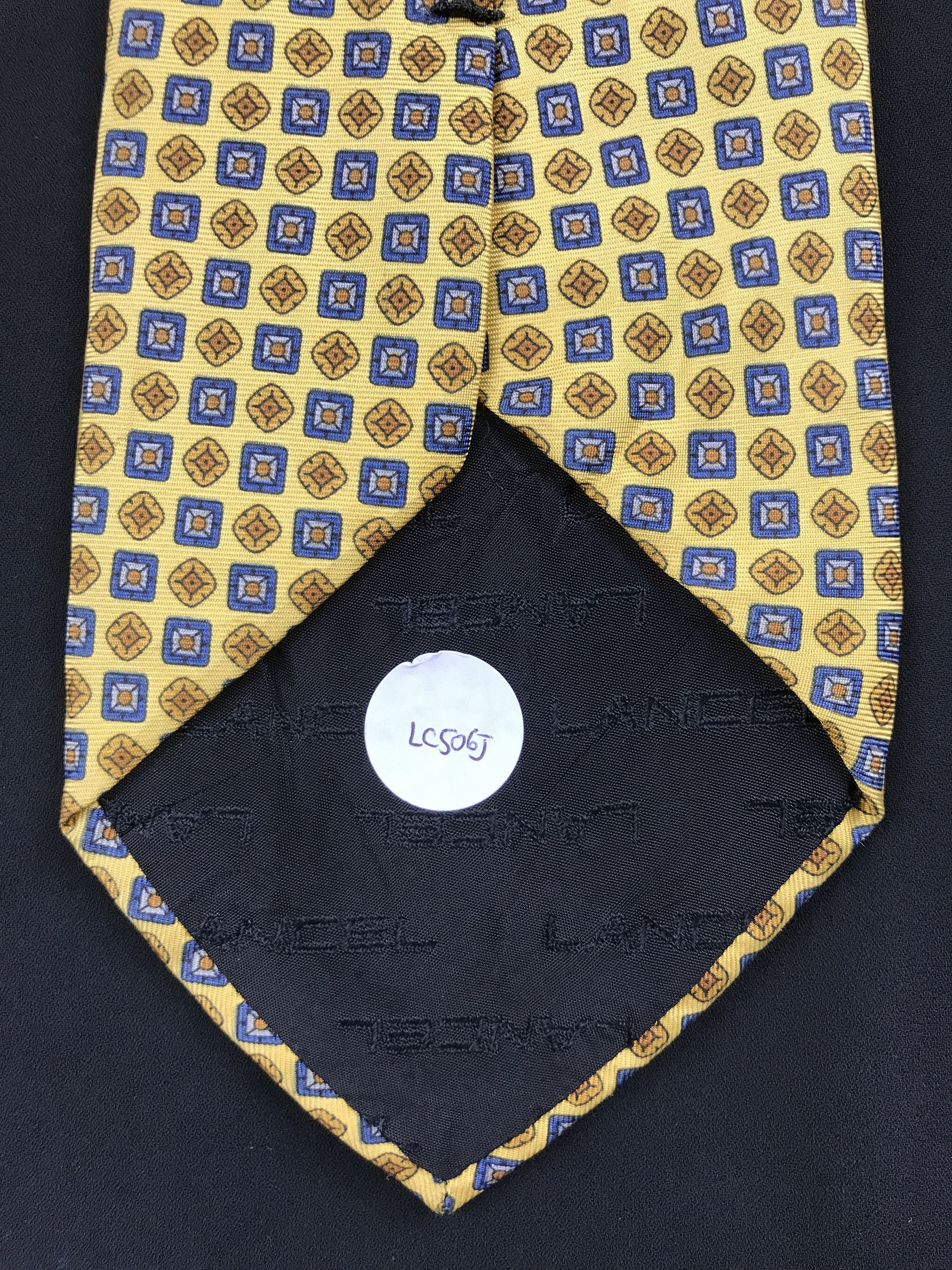 Lancel × Vintage Vintage Lancel Silk Necktie Size ONE SIZE - 9 Thumbnail