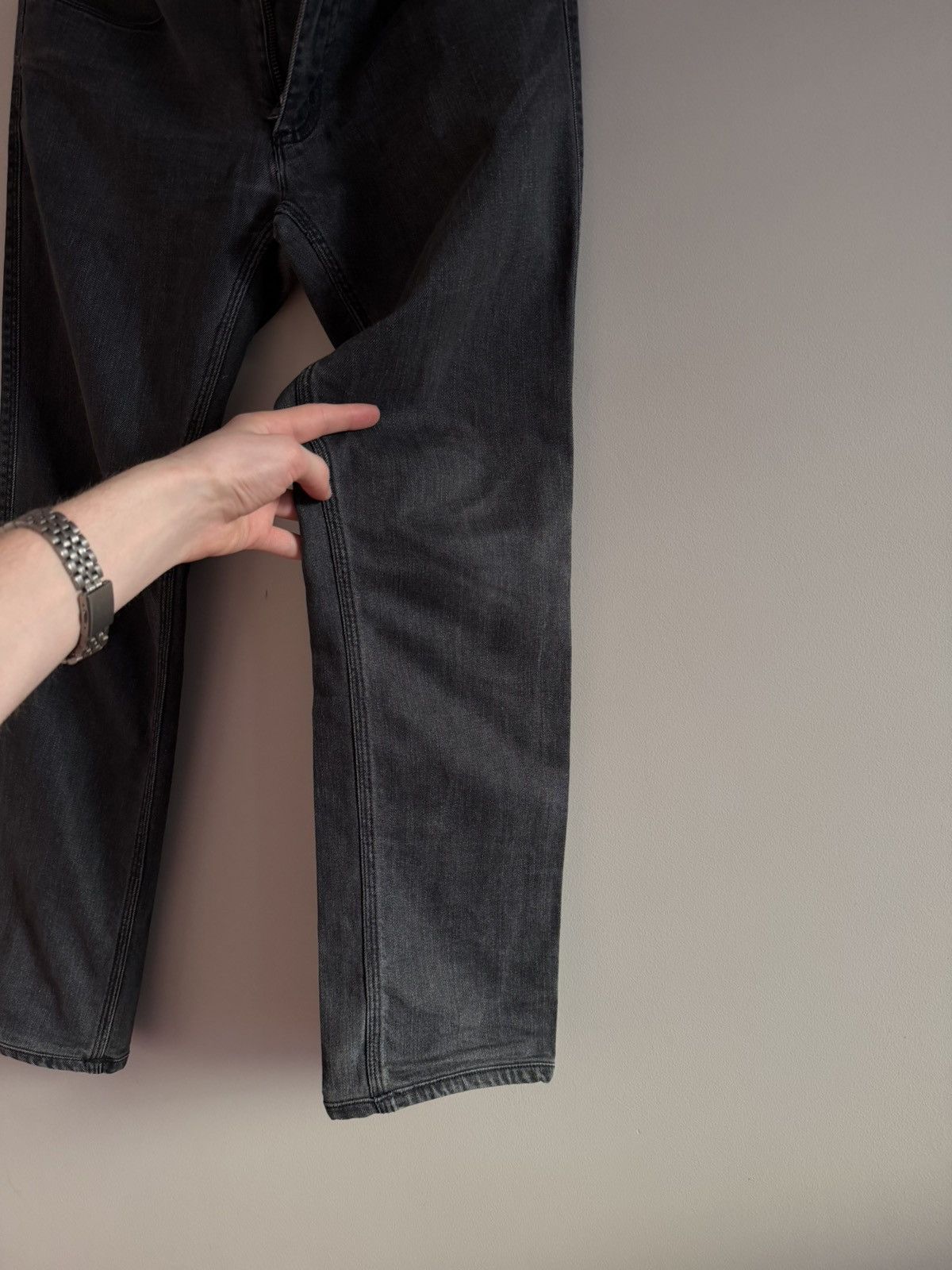 Acne Studios Acne Studios Max Used Cash Washed Black Slim Jeans Size US 30 / EU 46 - 8 Thumbnail
