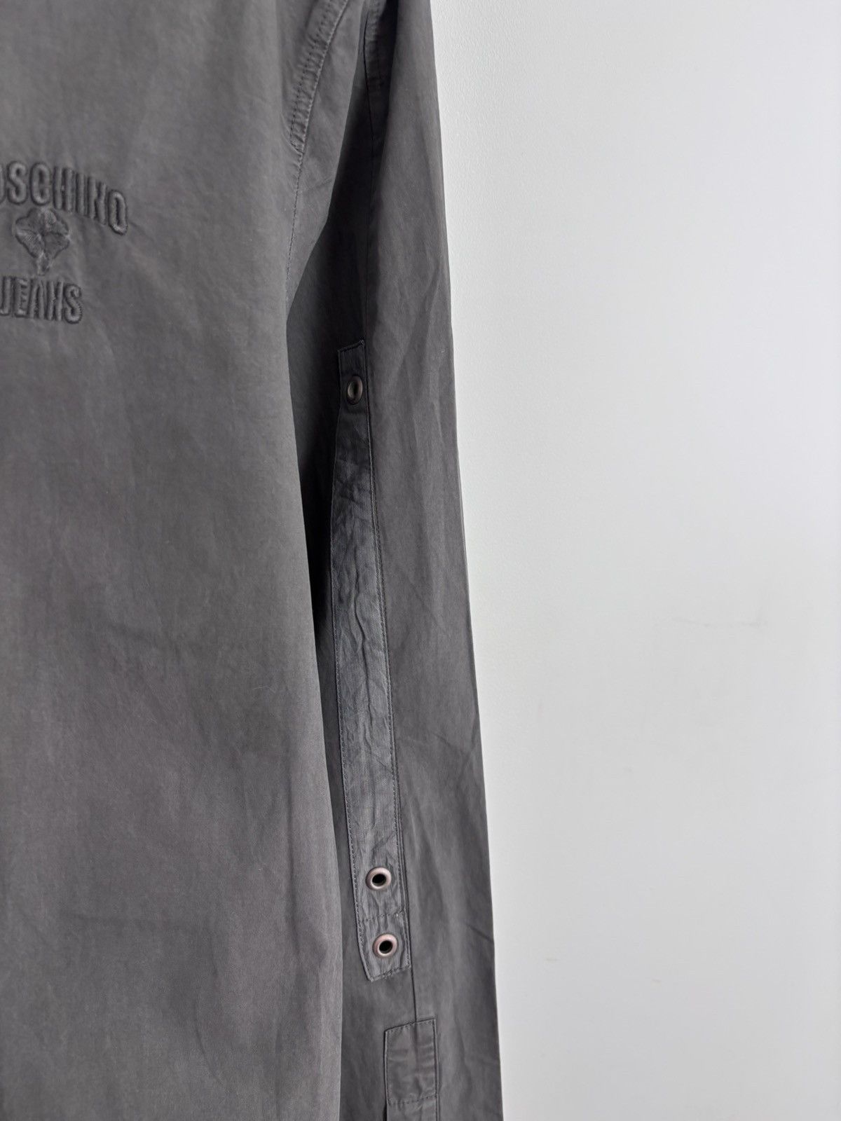 Moschino Vintage Moschino Jeans Men’s Khaki Brown Long Sleeve Shirt Size US M / EU 48-50 / 2 - 8 Thumbnail