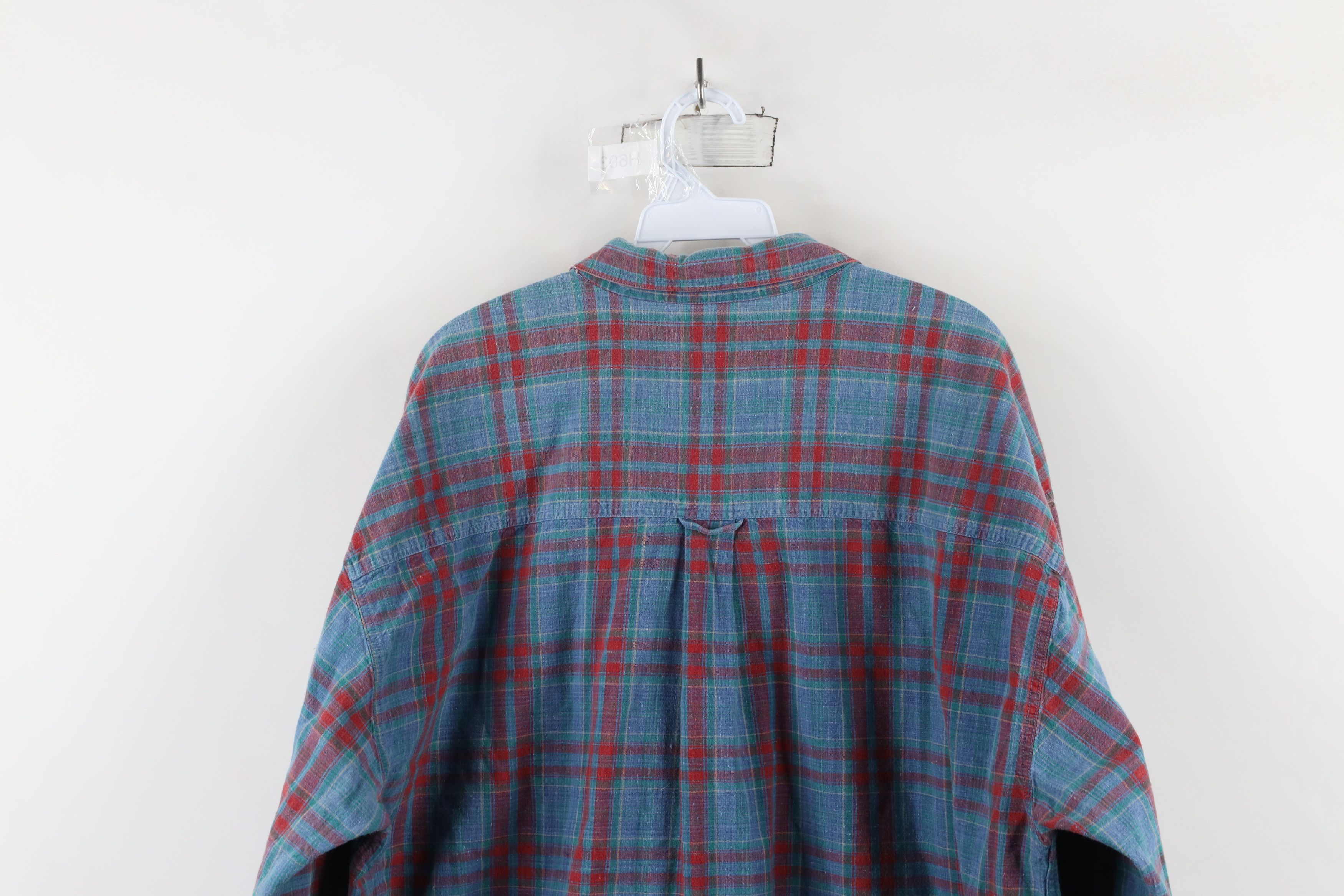 Vintage Vintage 90s Streetwear Pocket Denim Button Down Shirt Cotton Size US XL / EU 56 / 4 - 10 Thumbnail