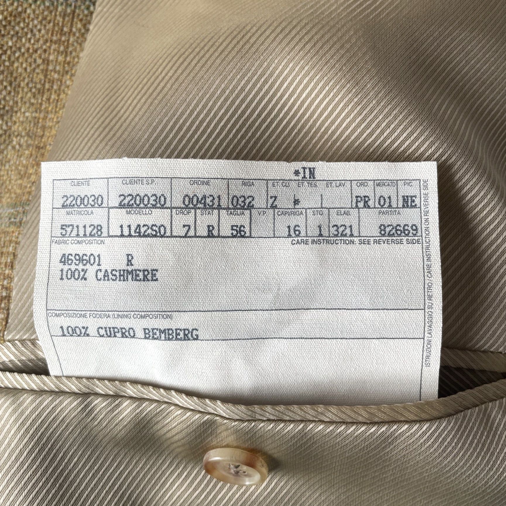 Ermenegildo Zegna VINTAGE Ermenegildo Zegna Sport Coat Mens 46R Cashmere Windowpane Blazer Notch Lapel Brown Size 46R - 4 Thumbnail