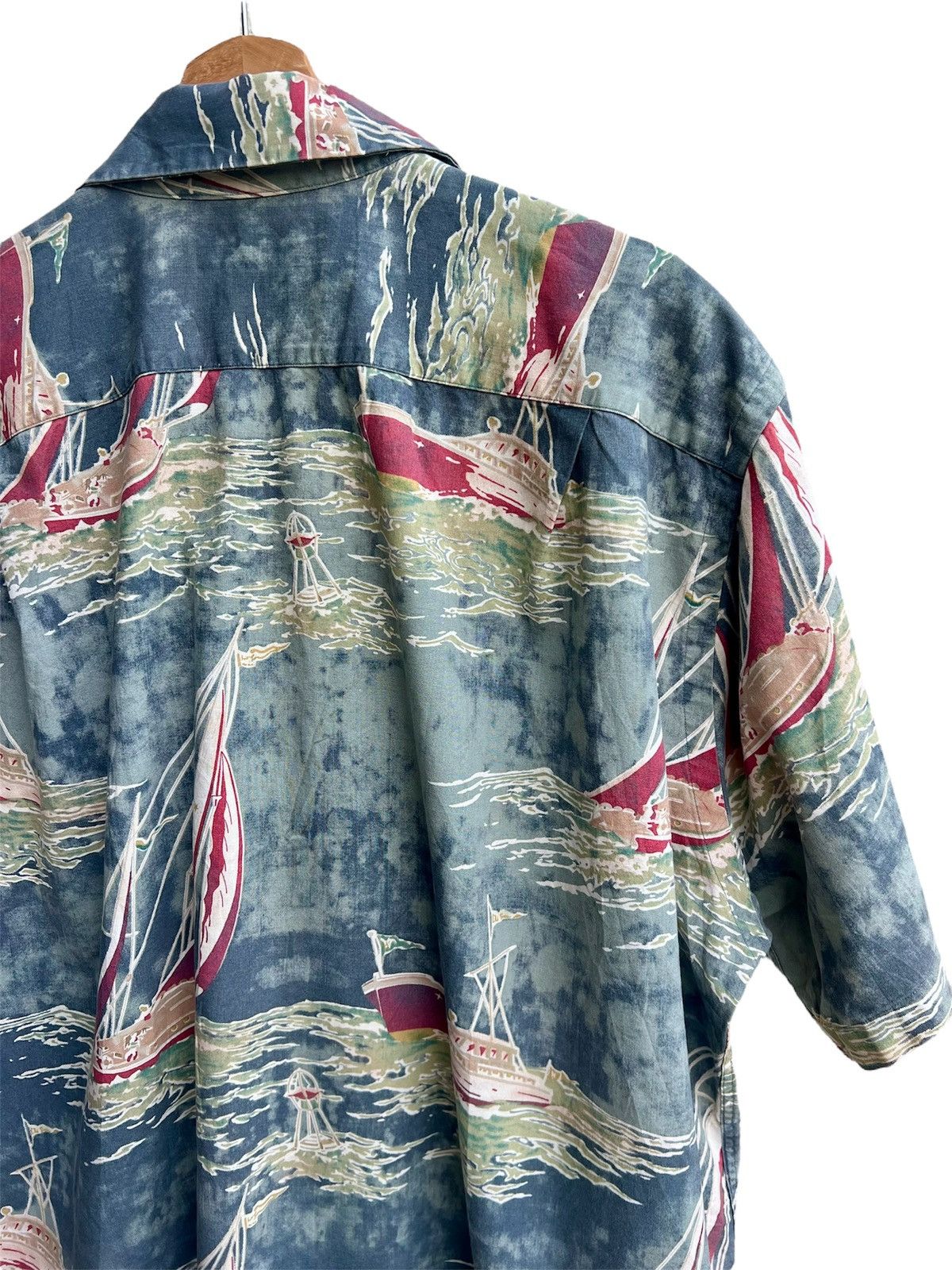 Polo Ralph Lauren VINTAGE POLO RALPH LAUREN CAMP SAILING SHIP MEN SHIRT Size US XL / EU 56 / 4 - 13 Thumbnail