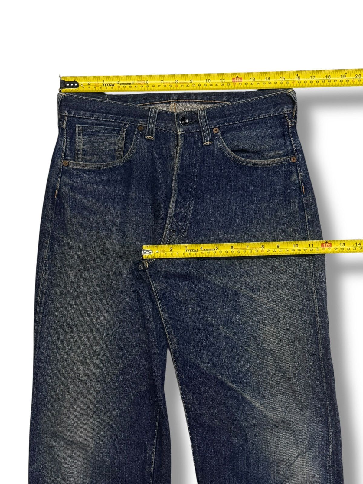 The Real McCoy's Vintage 00s Joe McCoys & Co Lot 901 Selvedge Denim Japan W31 Size US 31 - 19 Thumbnail
