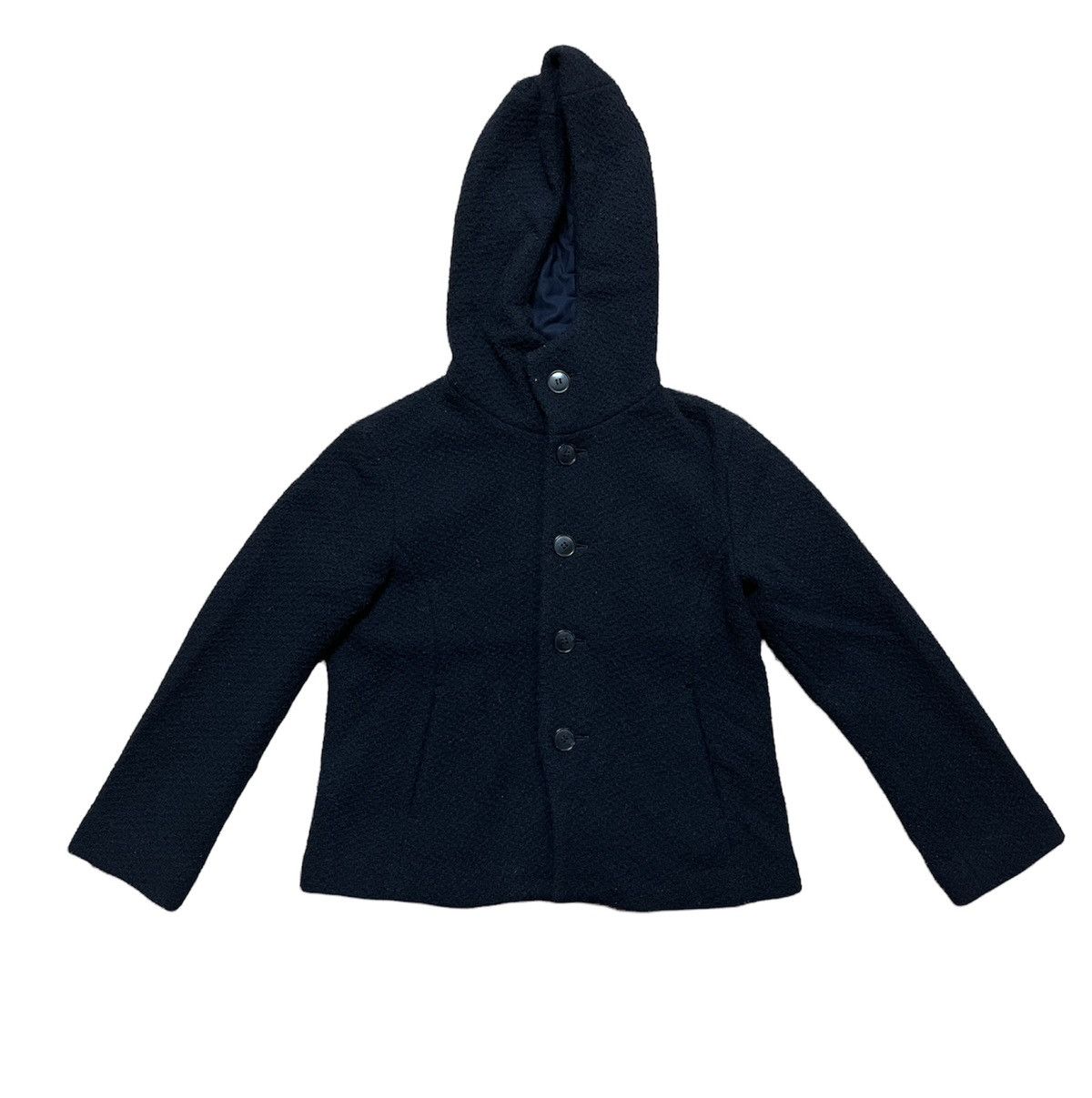 Blue Blue Japan × Indigo × Japanese Brand pure indigo blue blue japan wool jacket hoodie cropped Size US S / EU 44-46 / 1 - 1 Thumbnail