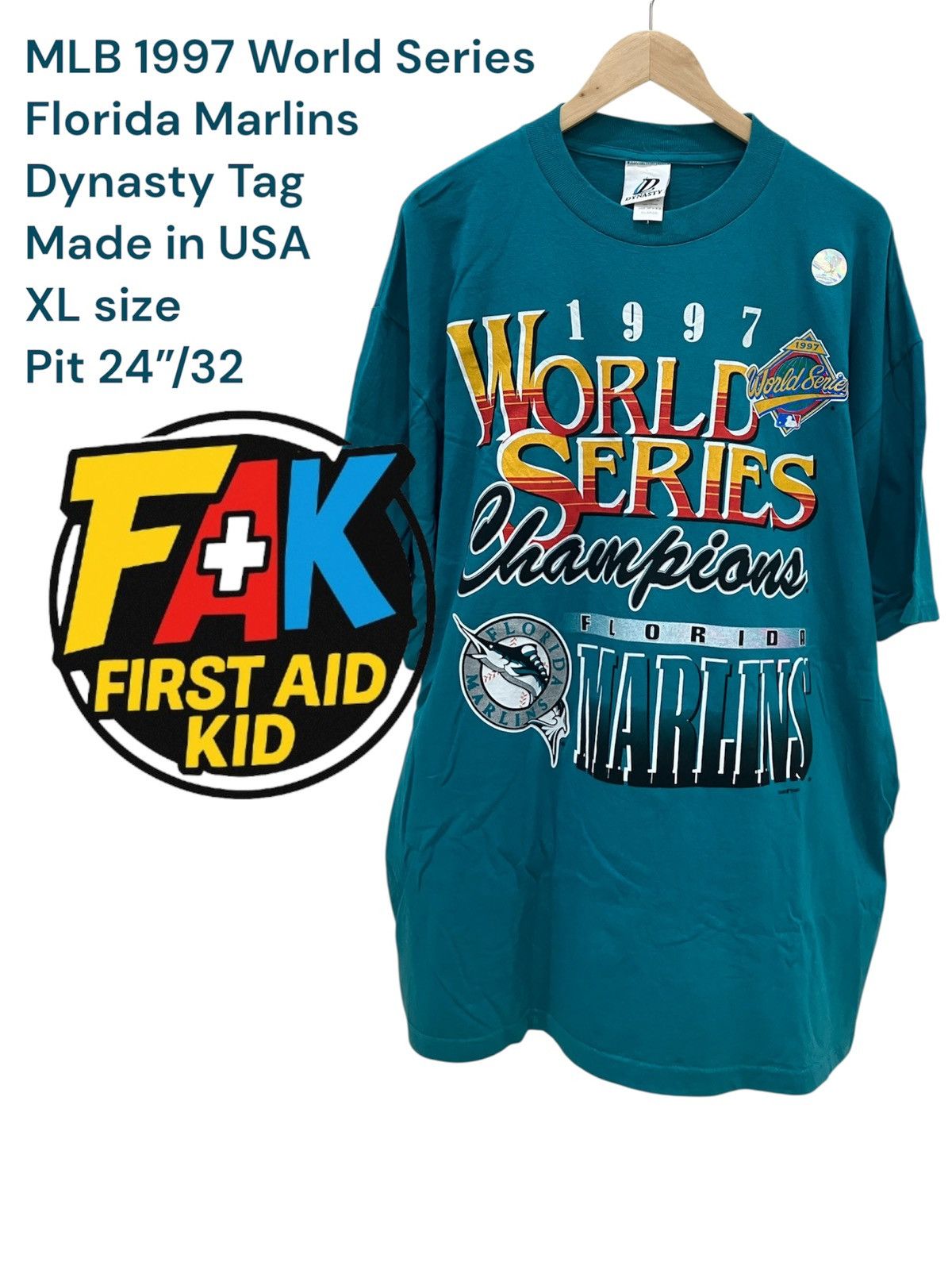 Other MLB Florida Marlins World Series 1997 Size US XL / EU 56 / 4 - 1 Thumbnail