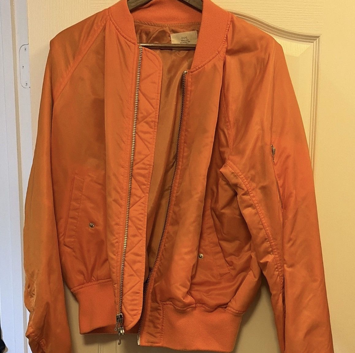 Fear of God Fear of God Essentials Orange Bomber Jacket Collection Two Size US M / EU 48-50 / 2 - 1 Thumbnail