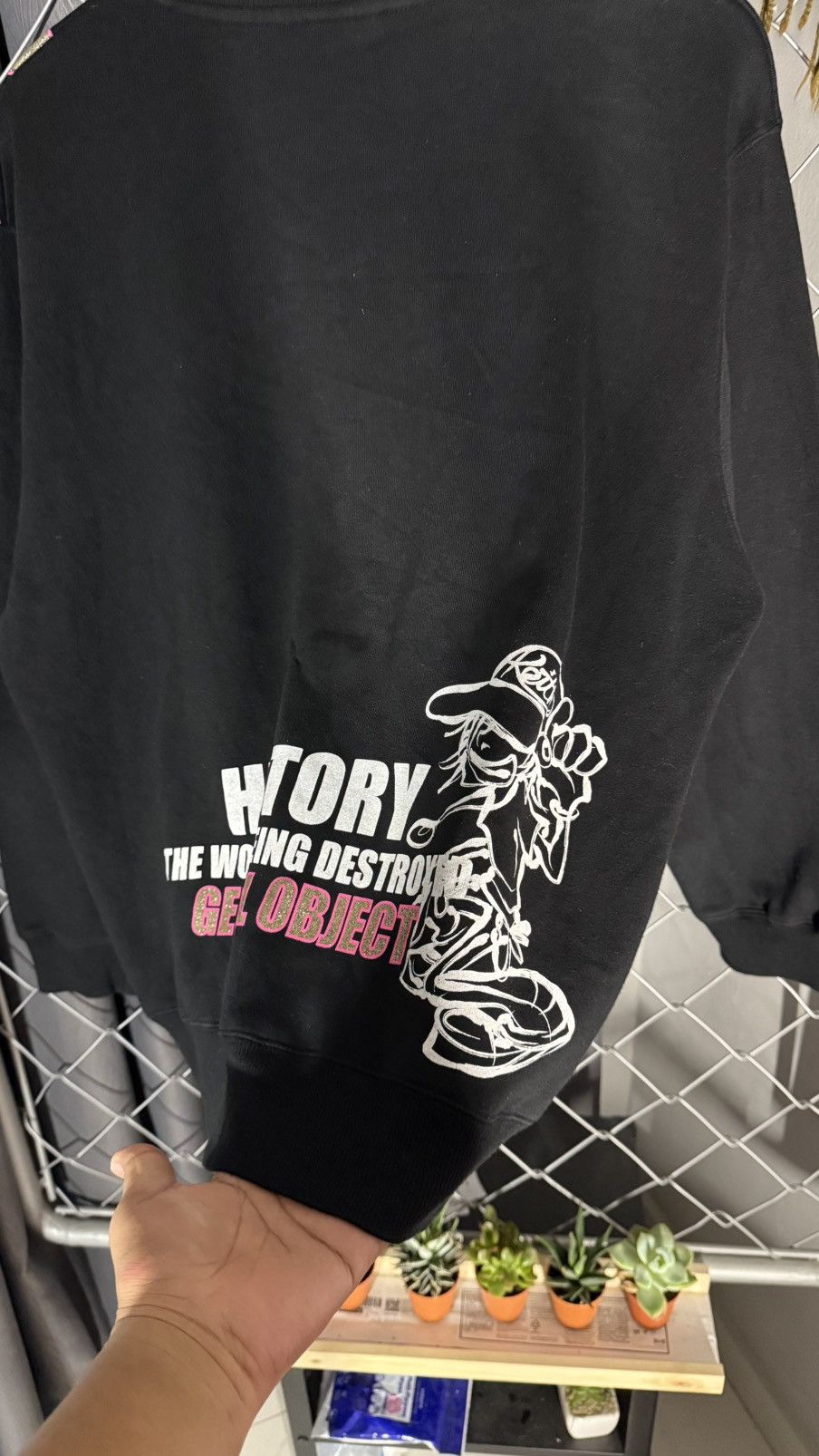 Vintage y2k STRANGE HEAVEN COOL GRAPHIC SWEATSHIRT Size US L / EU 52-54 / 3 - 5 Thumbnail