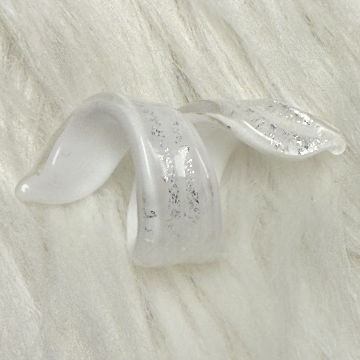 Murano Authentic MURANO Glass Spiral Ring - Handcrafted in Venice Size ONE SIZE - 3 Thumbnail
