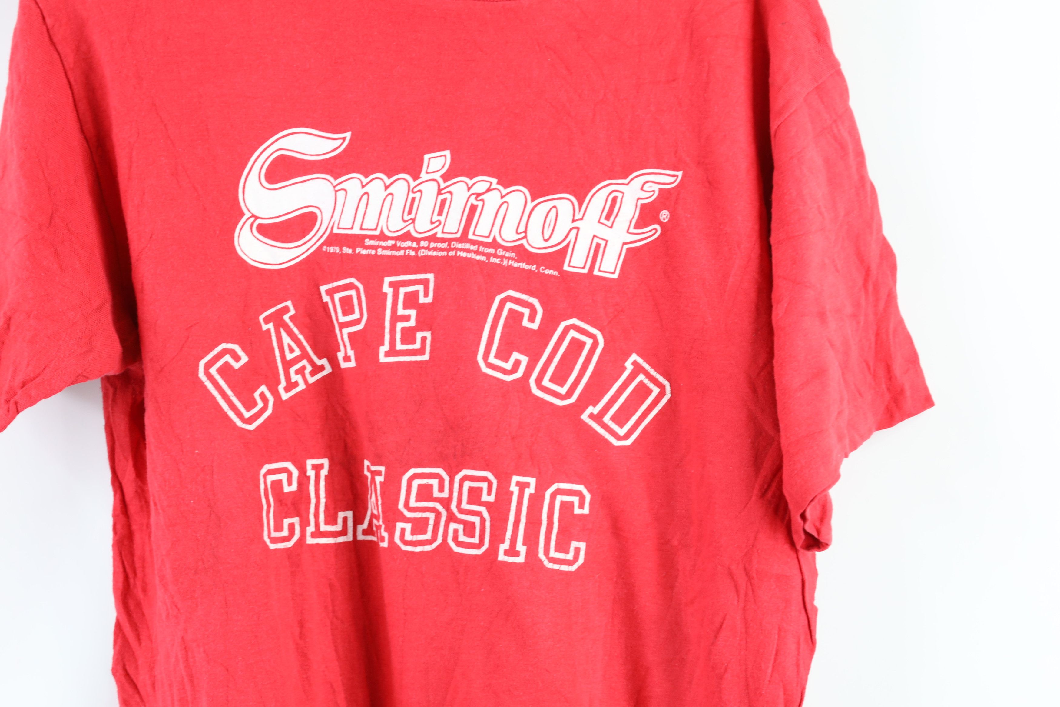 Vintage Vintage 70s Spell Out Smirnoff Cape Cod Classic T-Shirt USA Size US L / EU 52-54 / 3 - 4 Thumbnail
