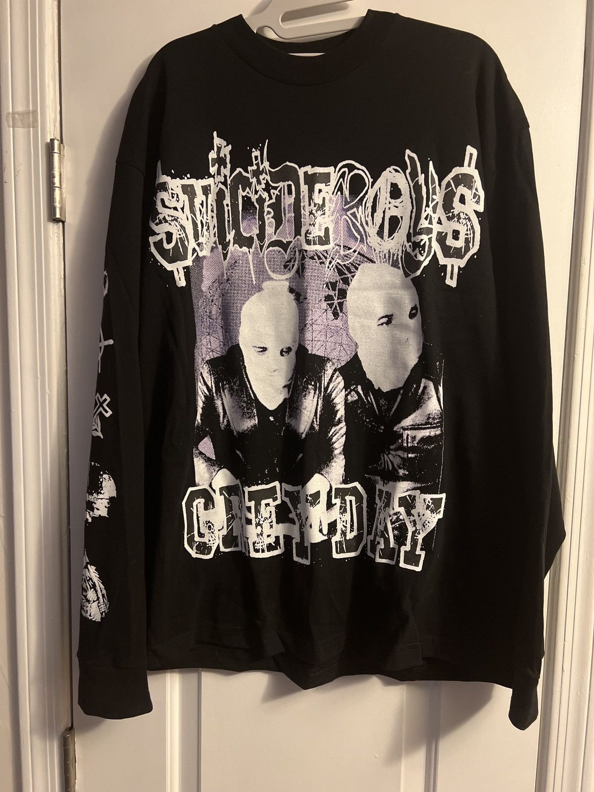 G59 Records Large $uicideboy$ Grey Day Exclusive 2023 Long Sleeve Shirt Size US L / EU 52-54 / 3 - 2 Thumbnail