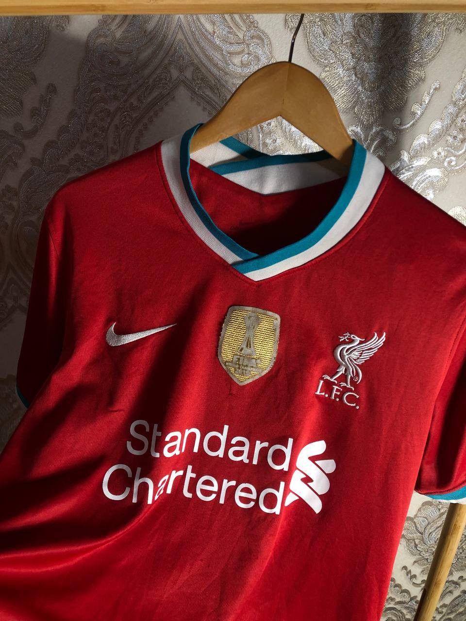Nike × Vintage VERY RARE NIKE FC LIVERPOOL ENGLAND SOCCER JERSEY BLOKECORE Size US L / EU 52-54 / 3 - 4 Thumbnail