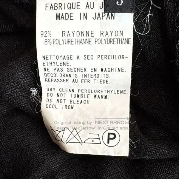 Yohji Yamamoto Y's by Yohji Yamamoto Drape Neck Top Size US M / EU 48-50 / 2 - 6 Thumbnail